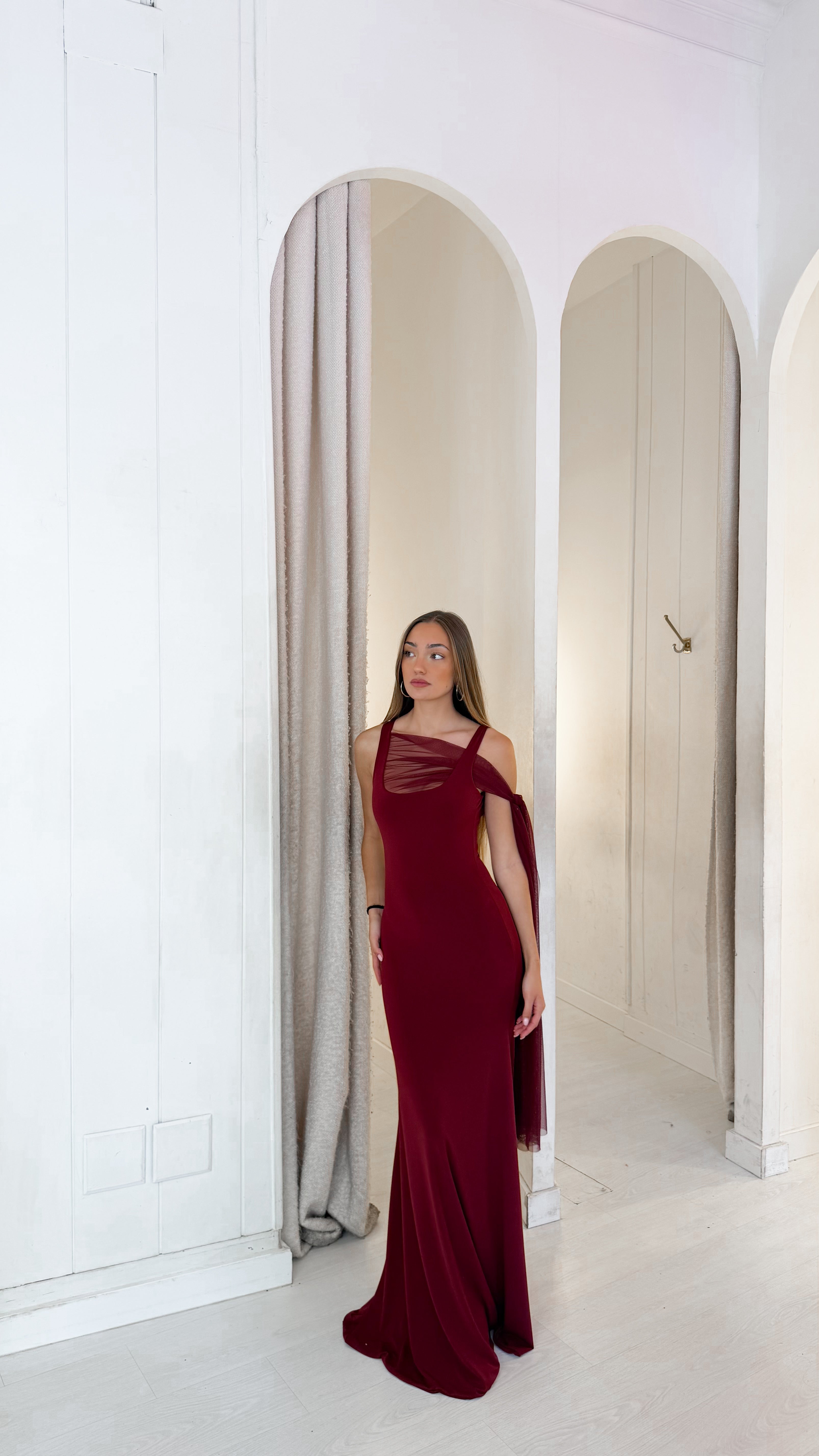 Vera dress - burdeos