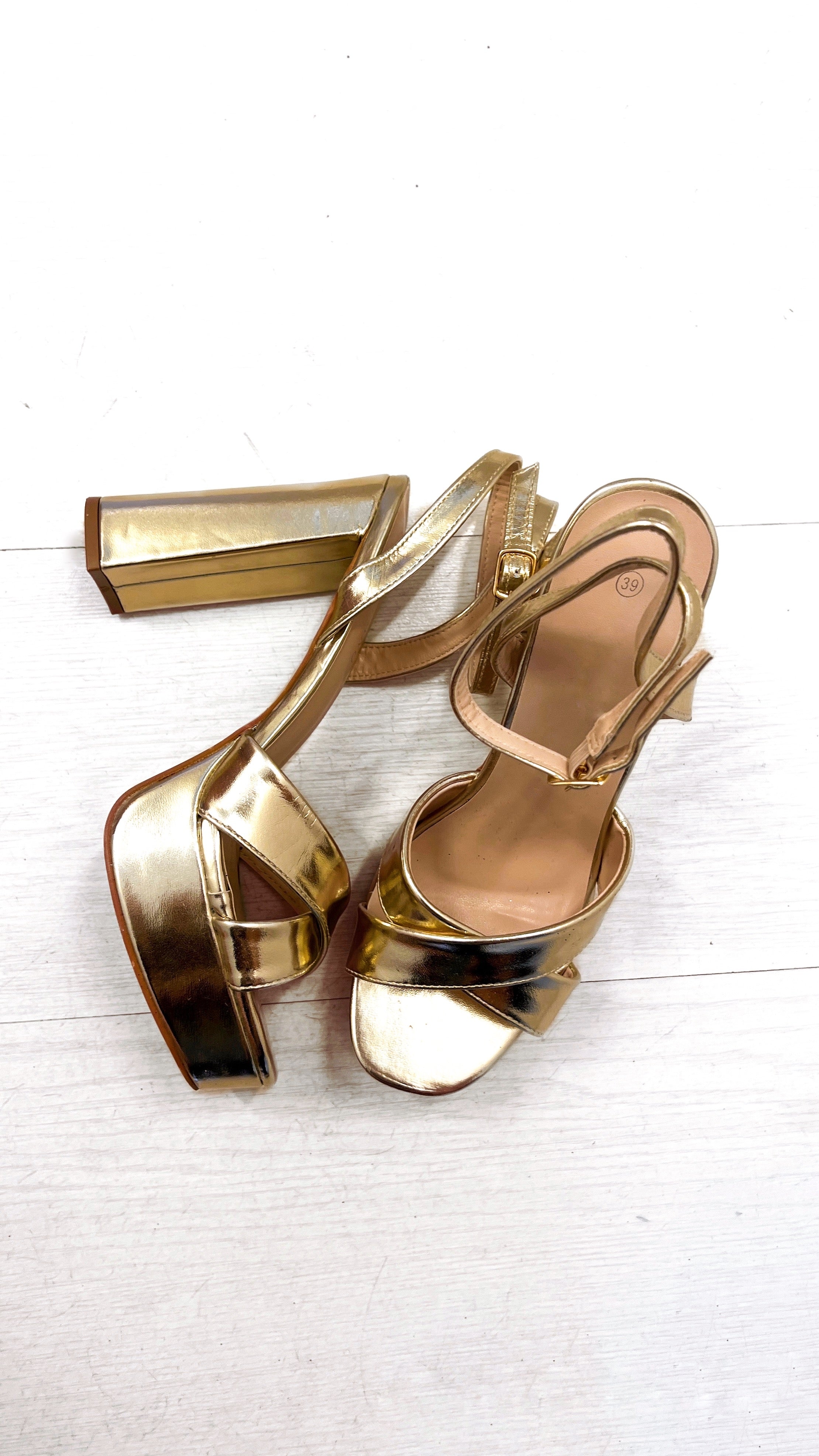 Golden heels