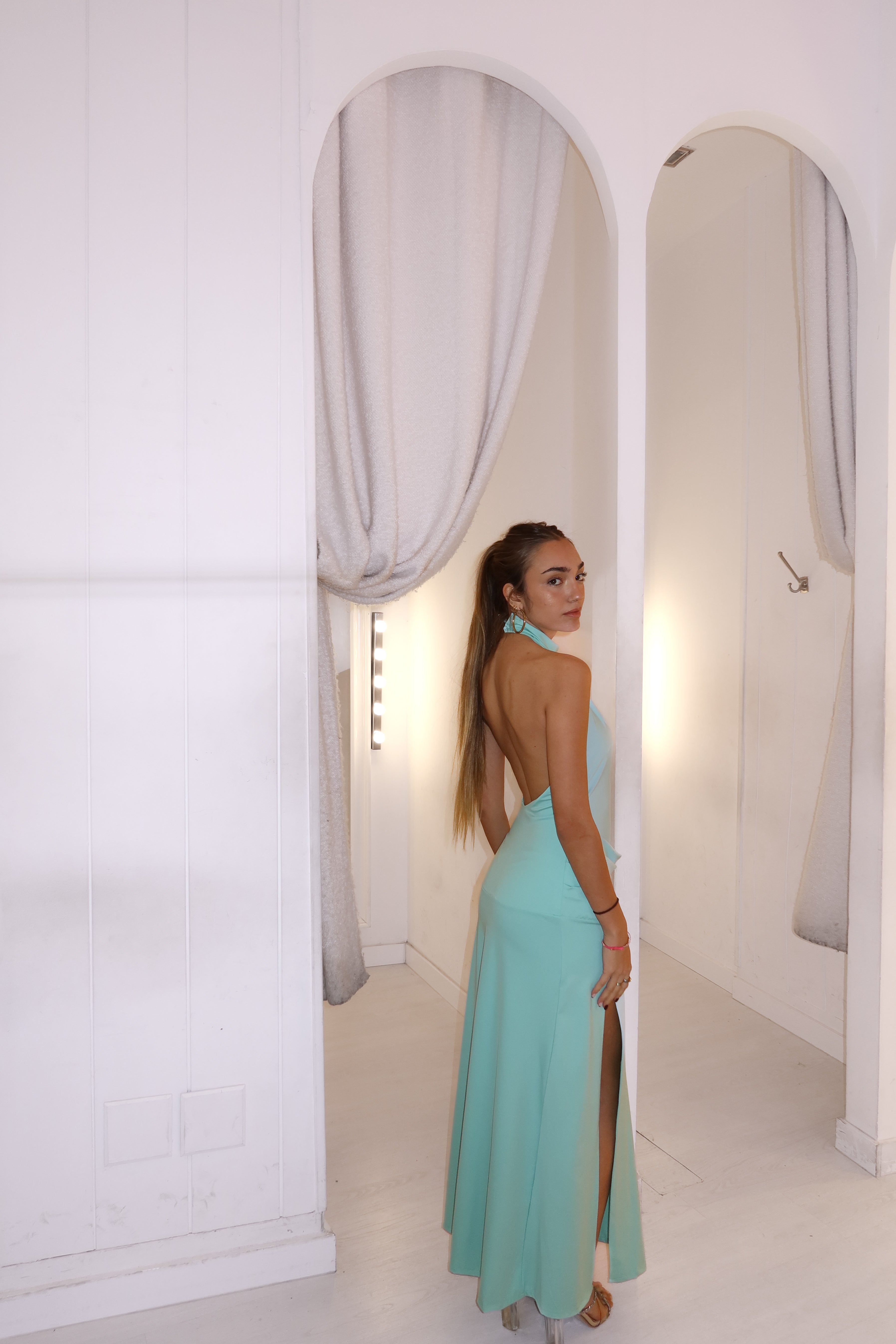 Paradise dress - turquesa