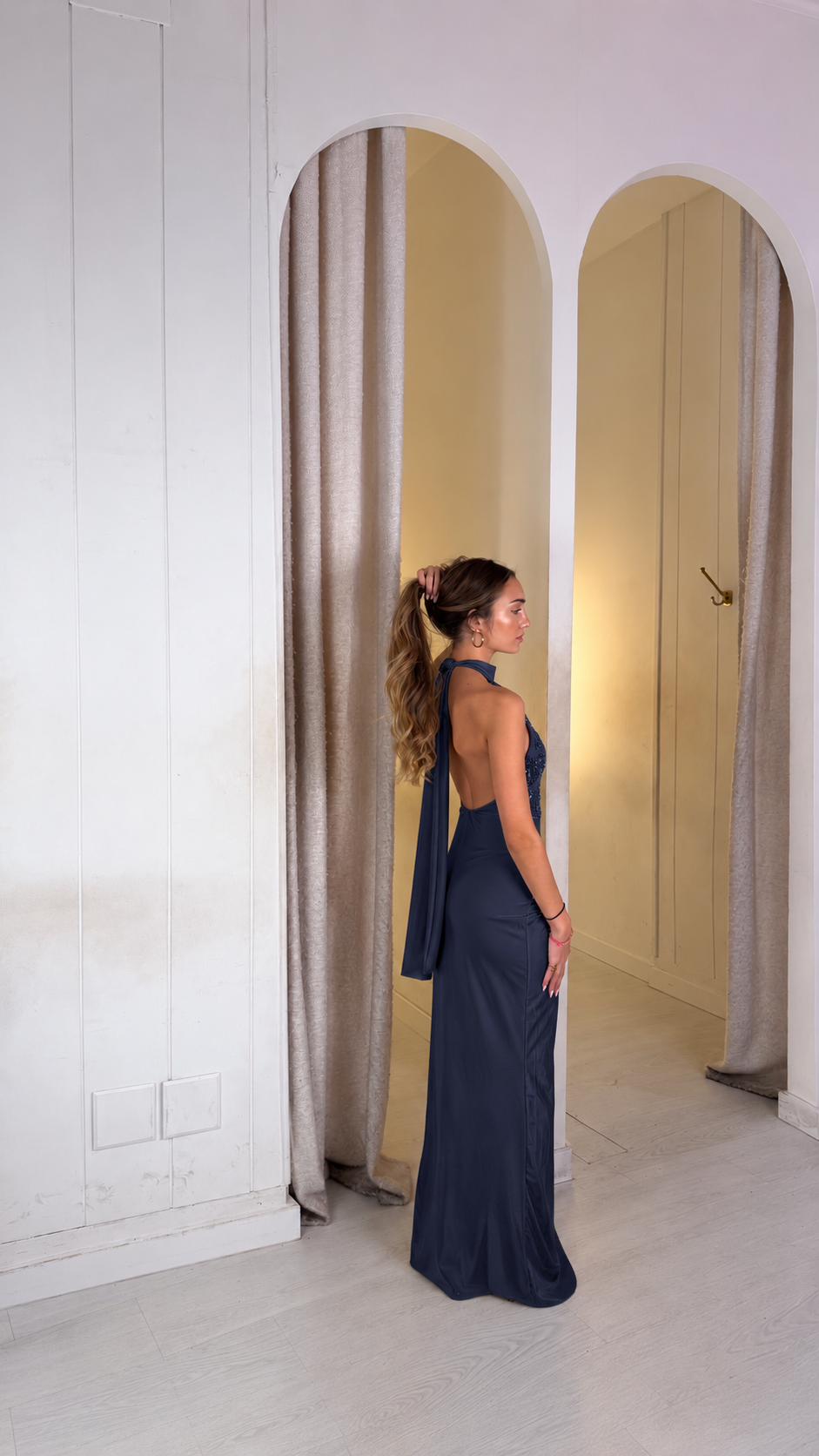 Marie dress - azul marino