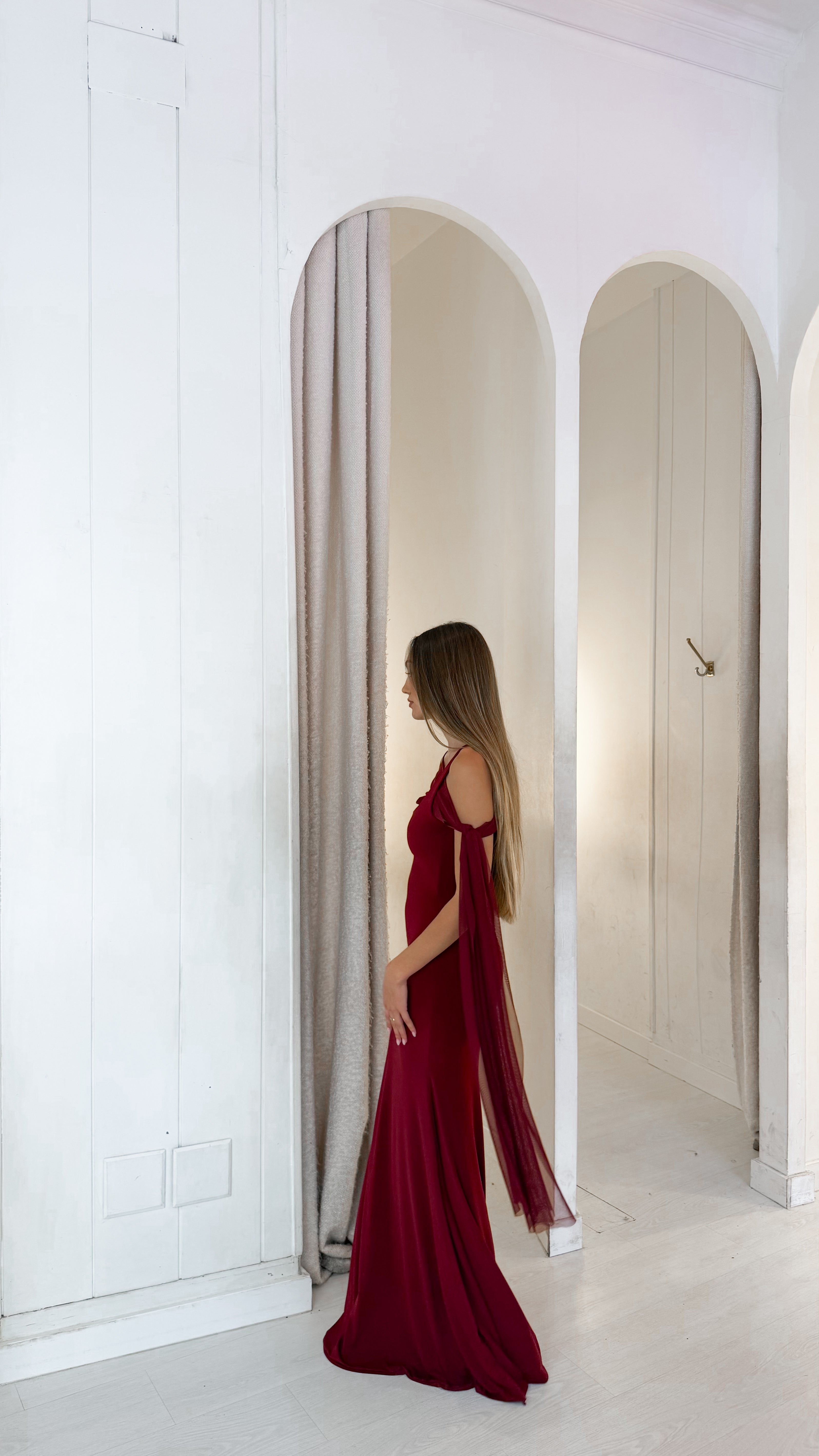 Vera dress - burdeos