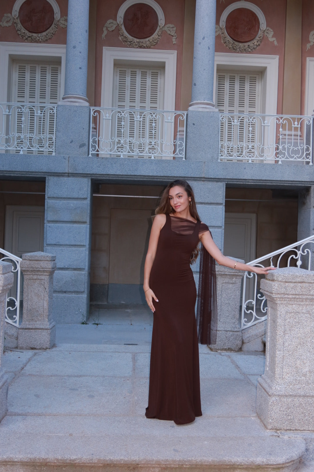 Vera dress - marrón