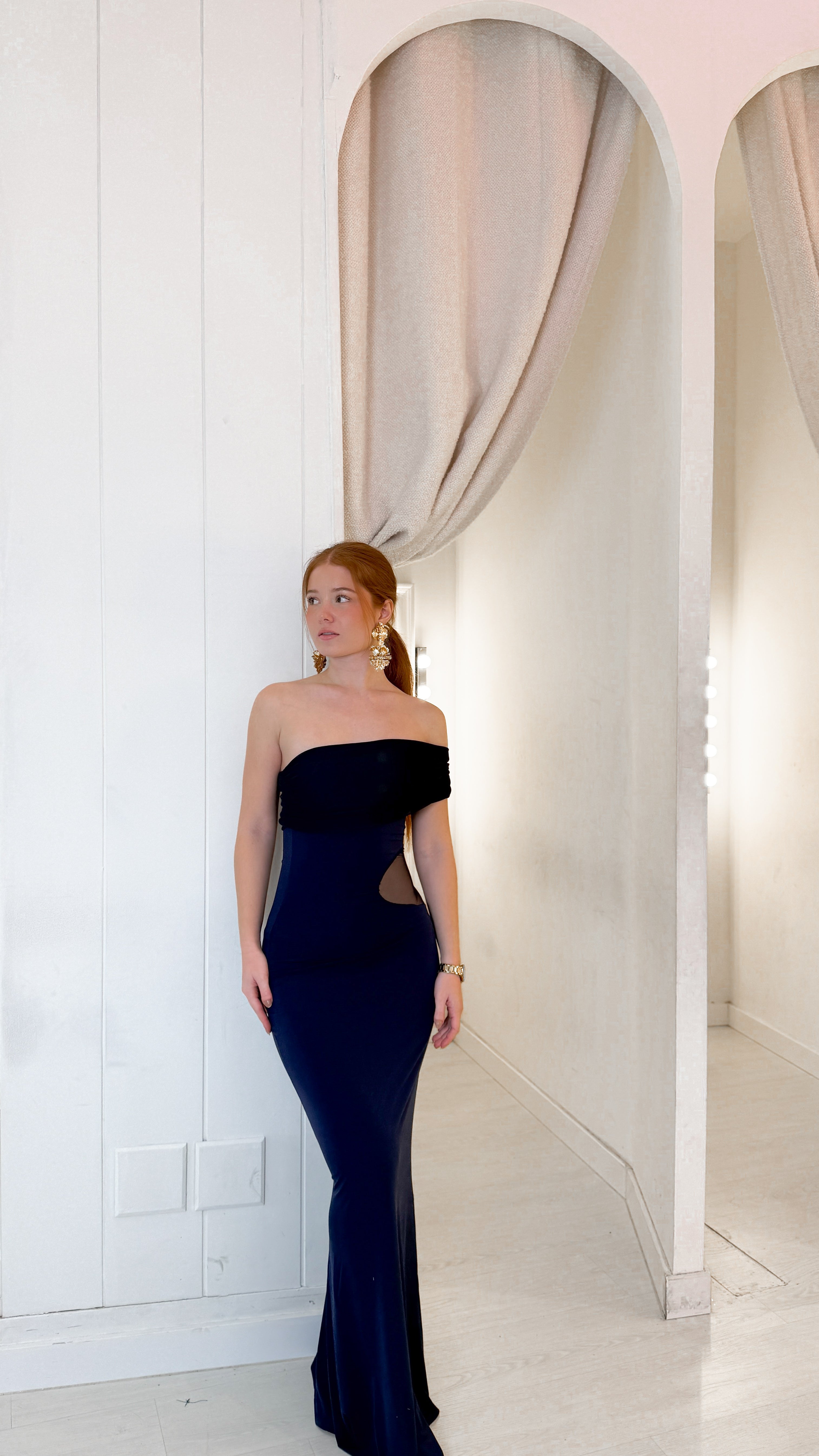 Hailey dress - azul marino