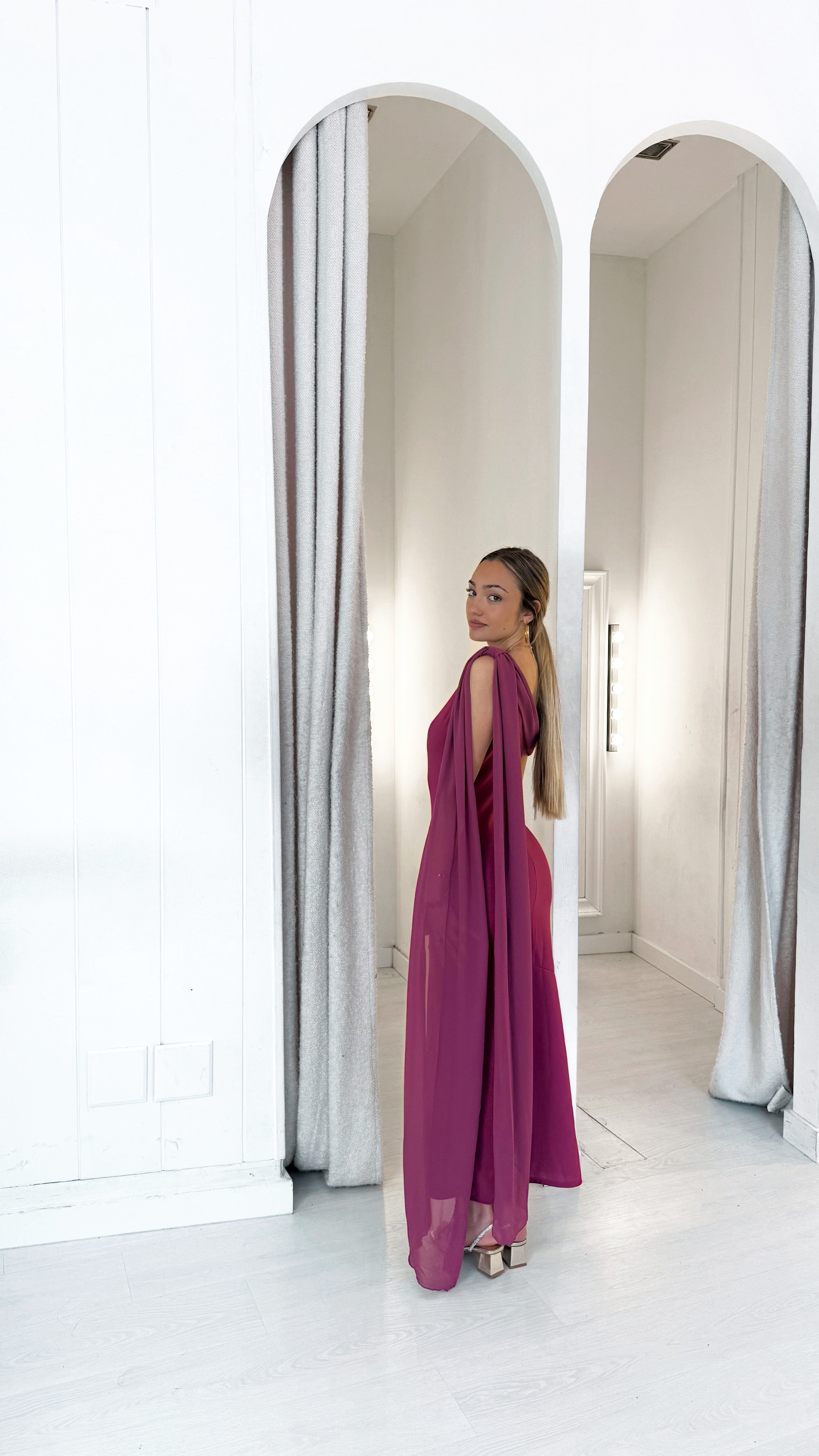 Giulia dress - buganvilla