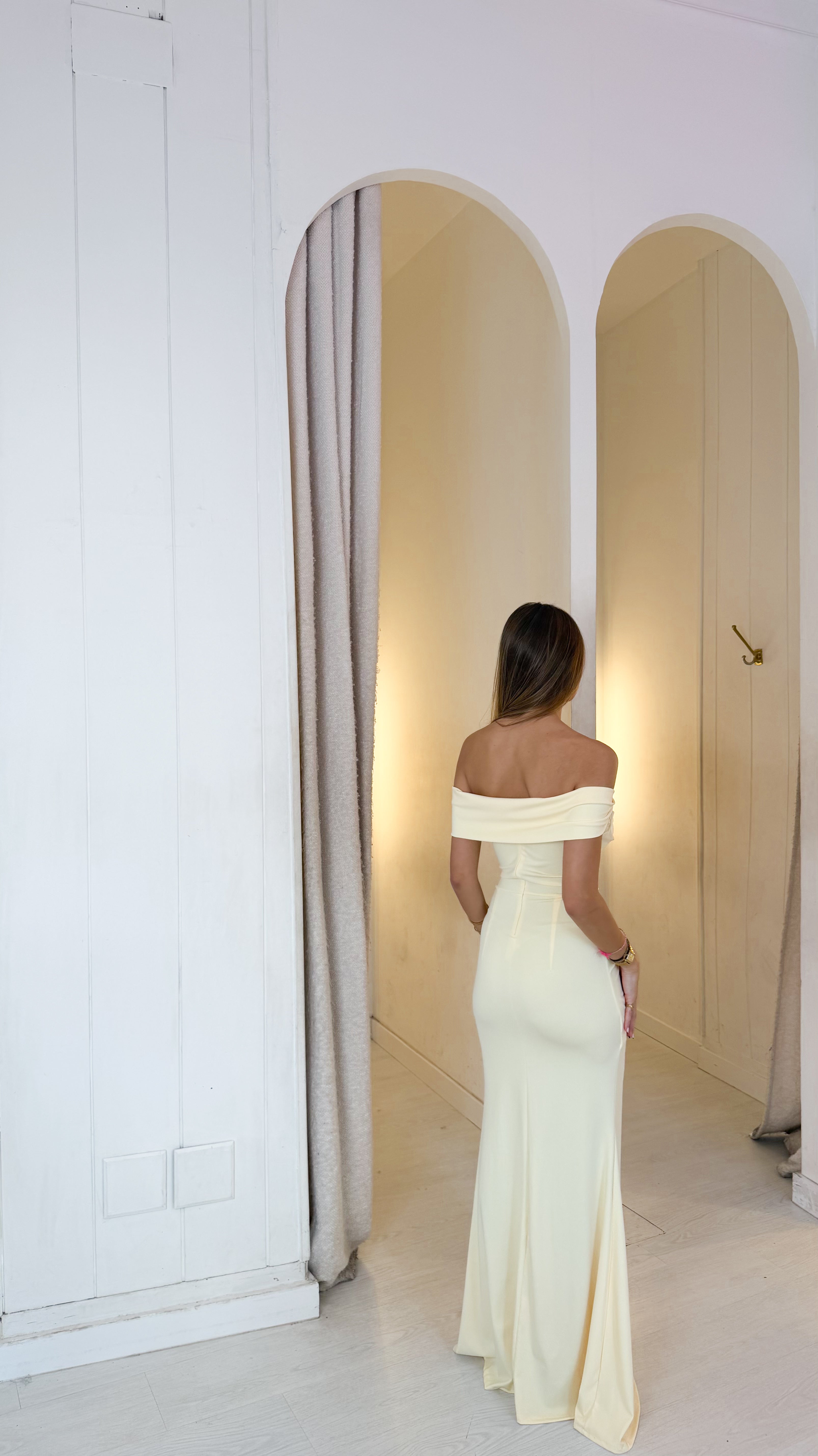 Belle dress - mantequilla