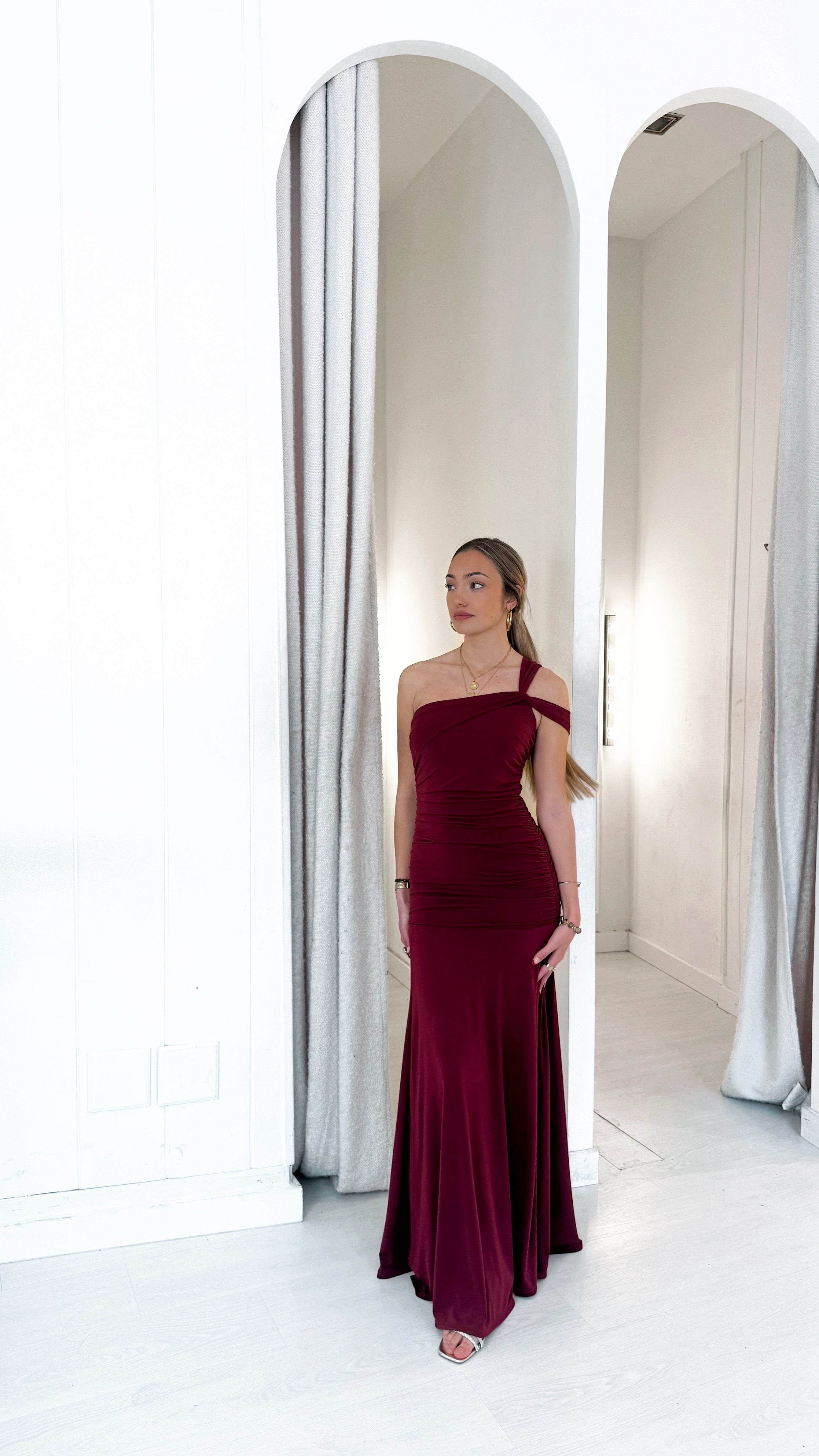 Luna dress - burdeos