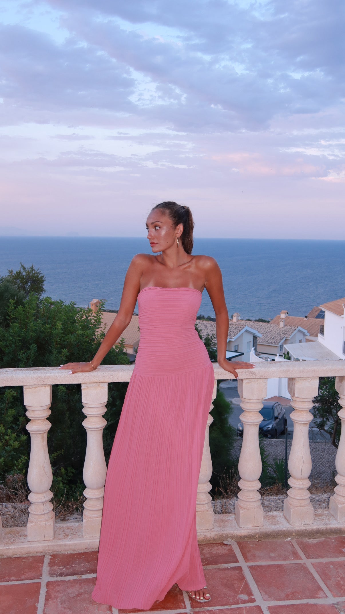 Ethereal dress - pimienta rosa