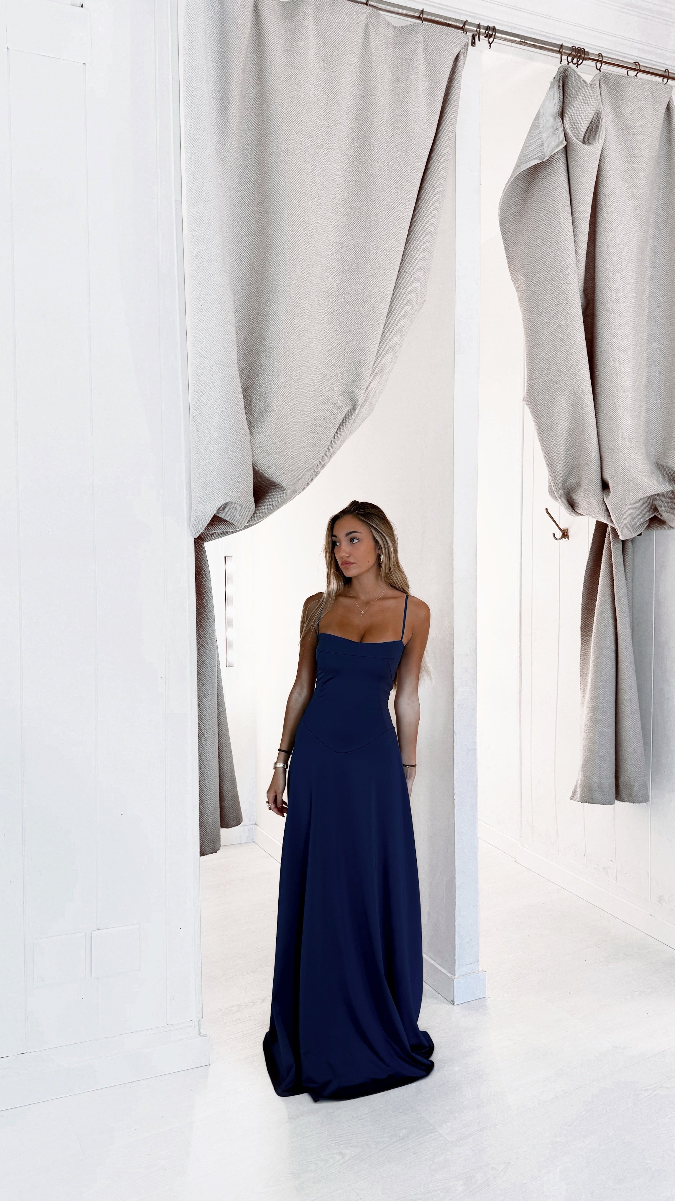 Alessandra dress - azul marino