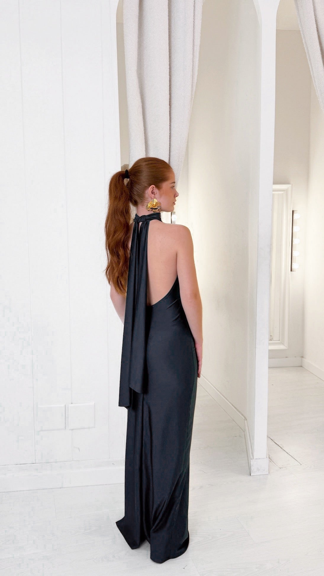 Claire dress - azul marino