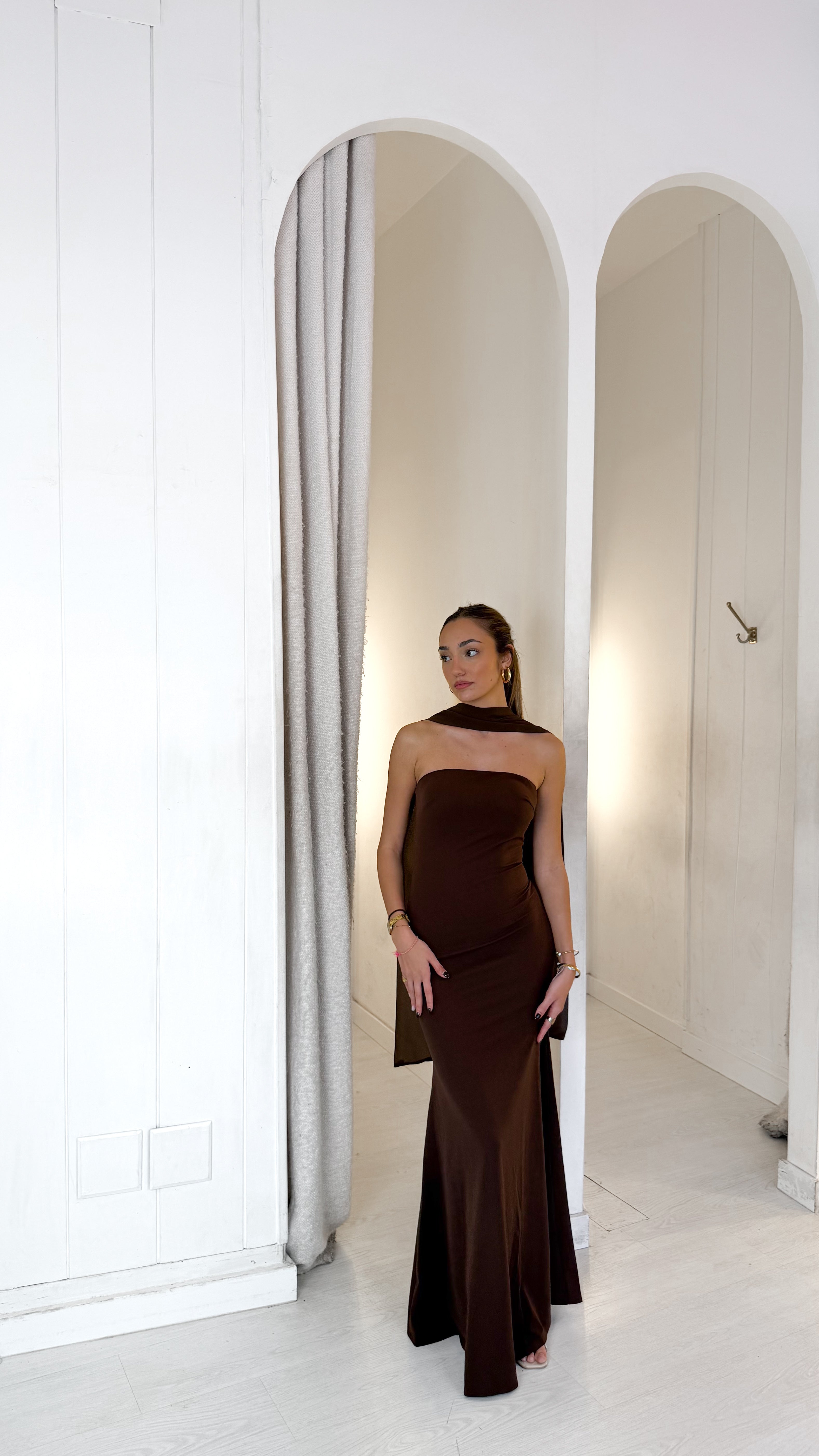 Dalia dress - marrón