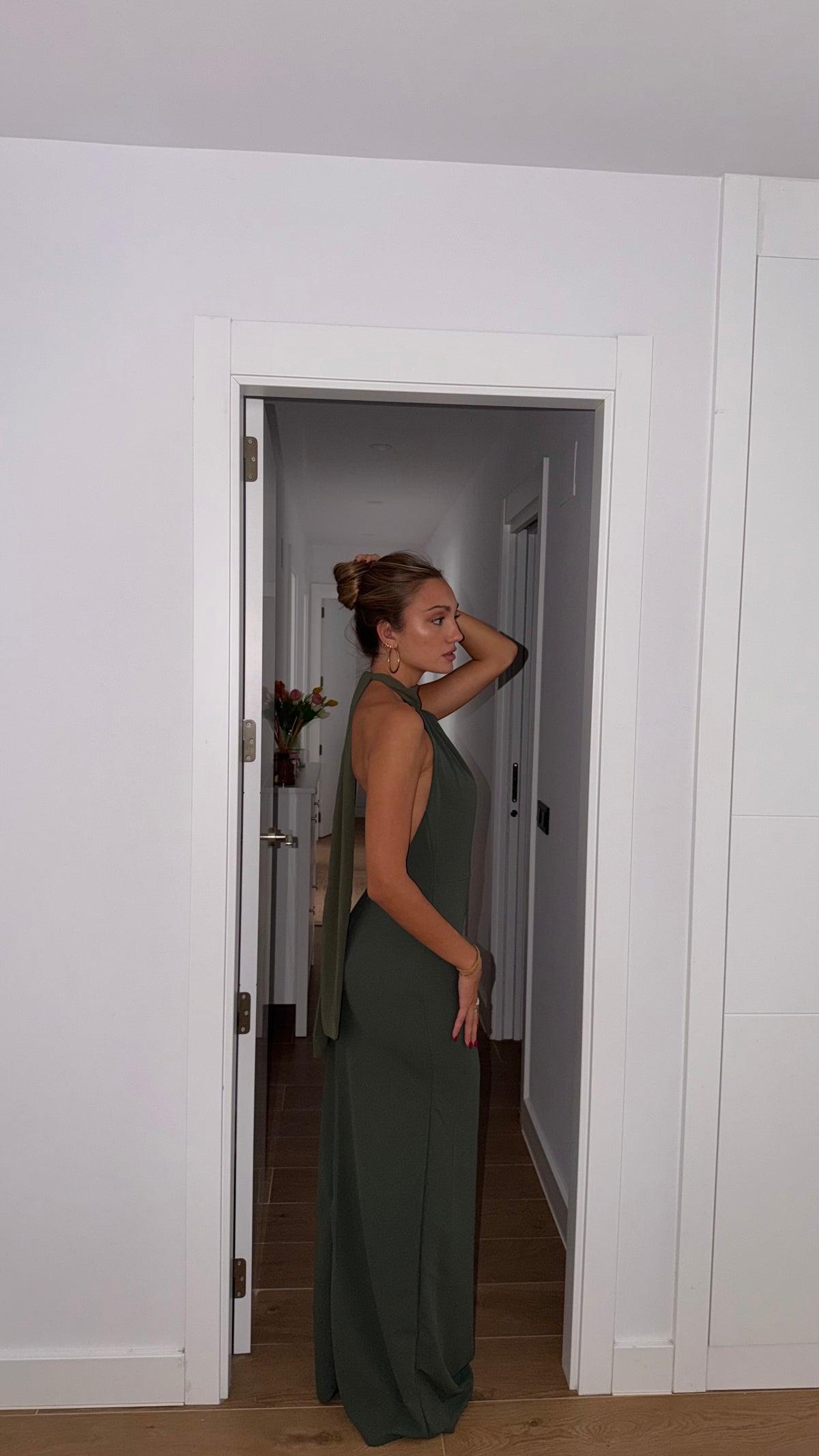 Latte dress - oliva