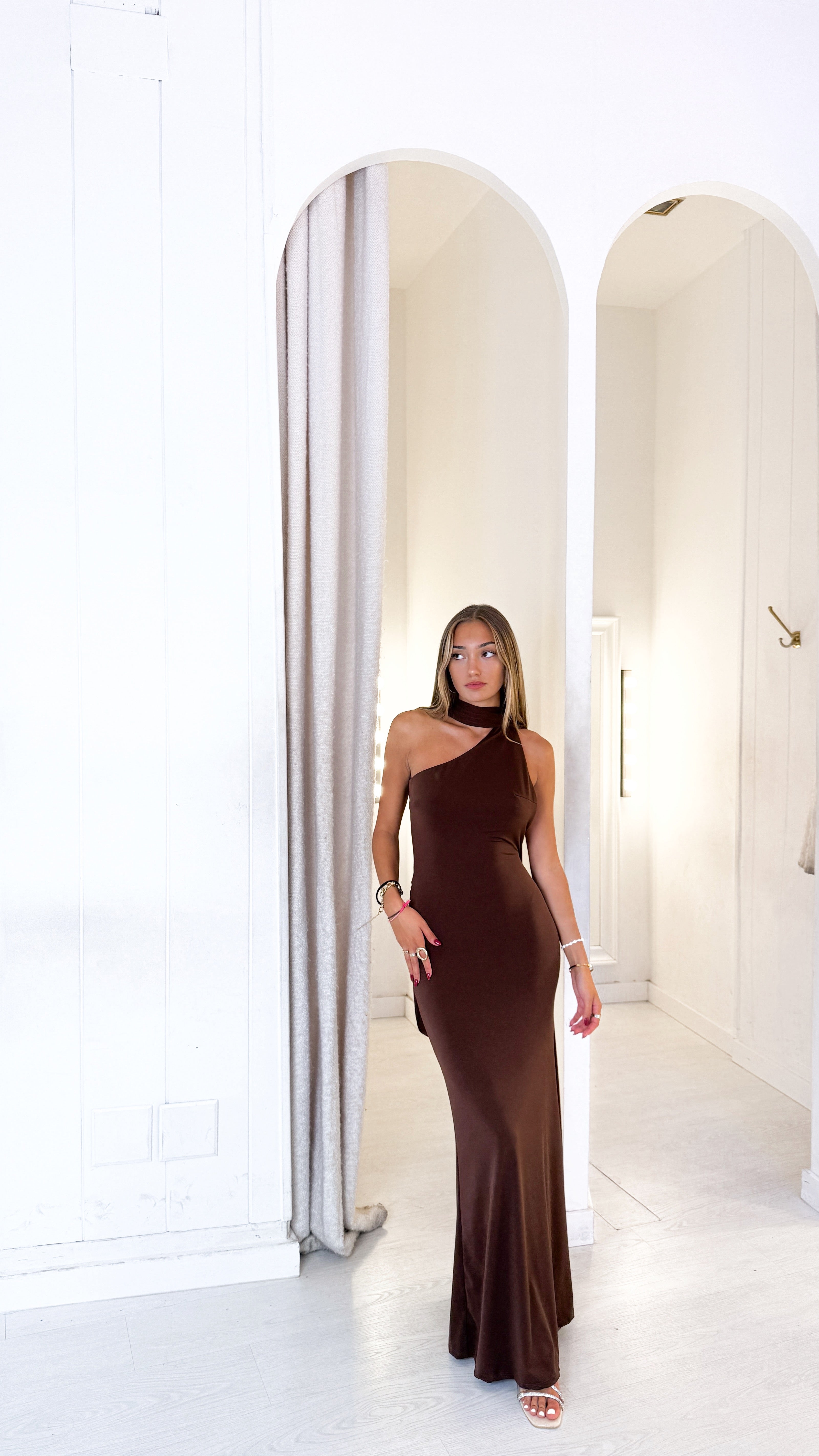 Praline dress - marrón