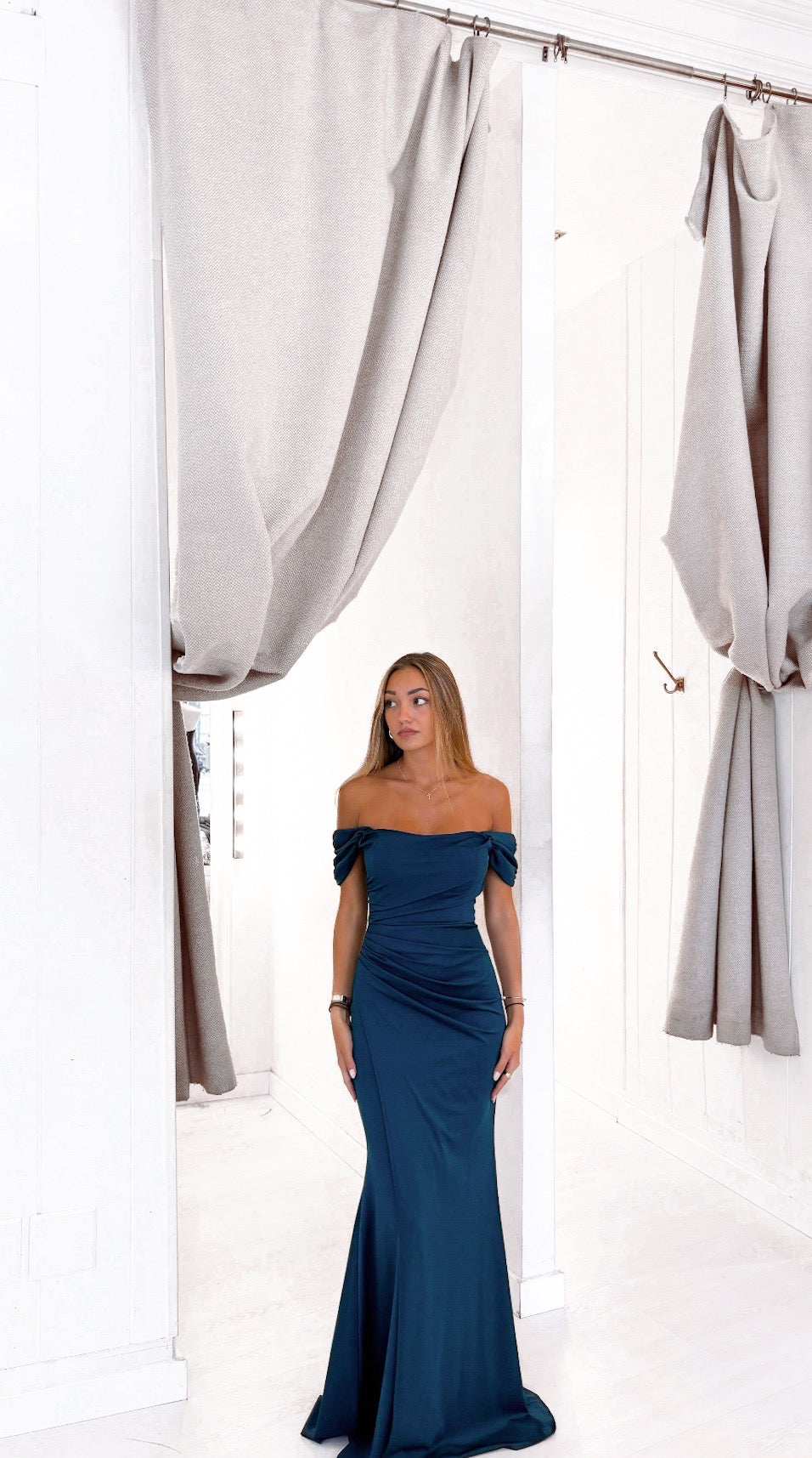 Scarlett dress - petróleo