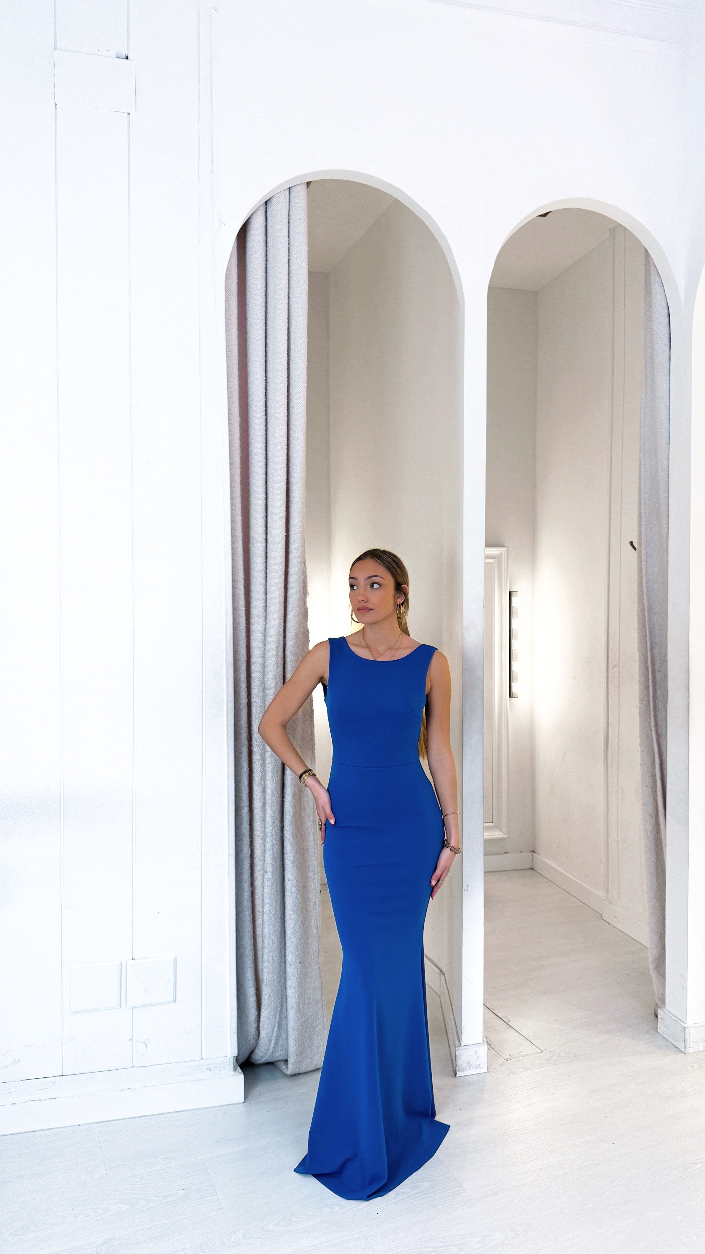 Ella dress - azul eléctrico