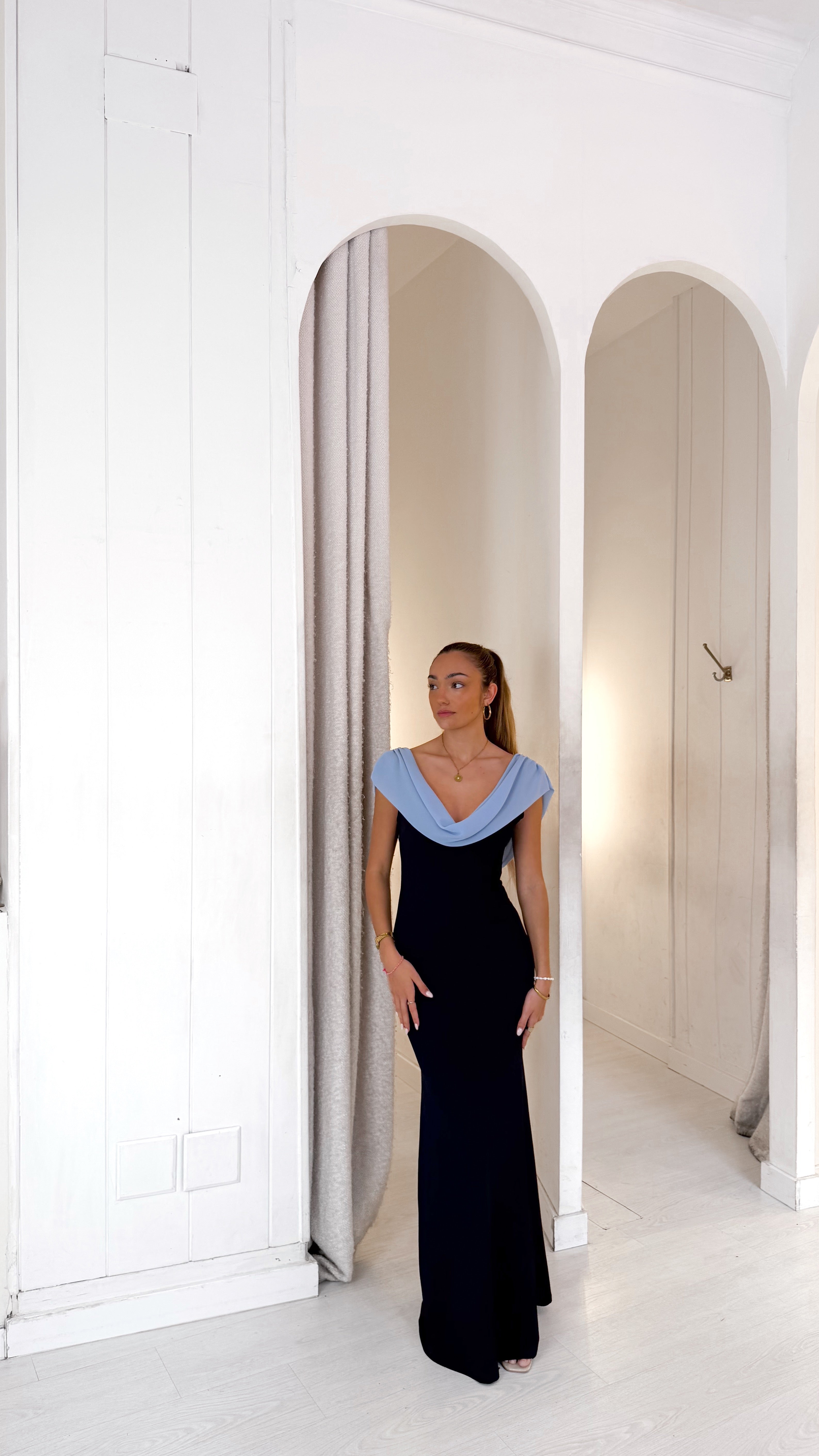 Sublime dress - marino y cielo