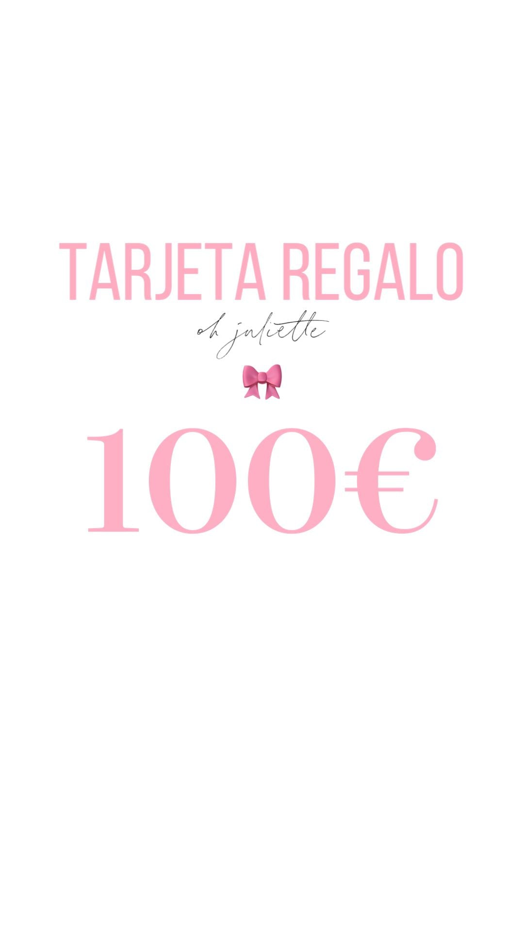 Tarjeta regalo 100€