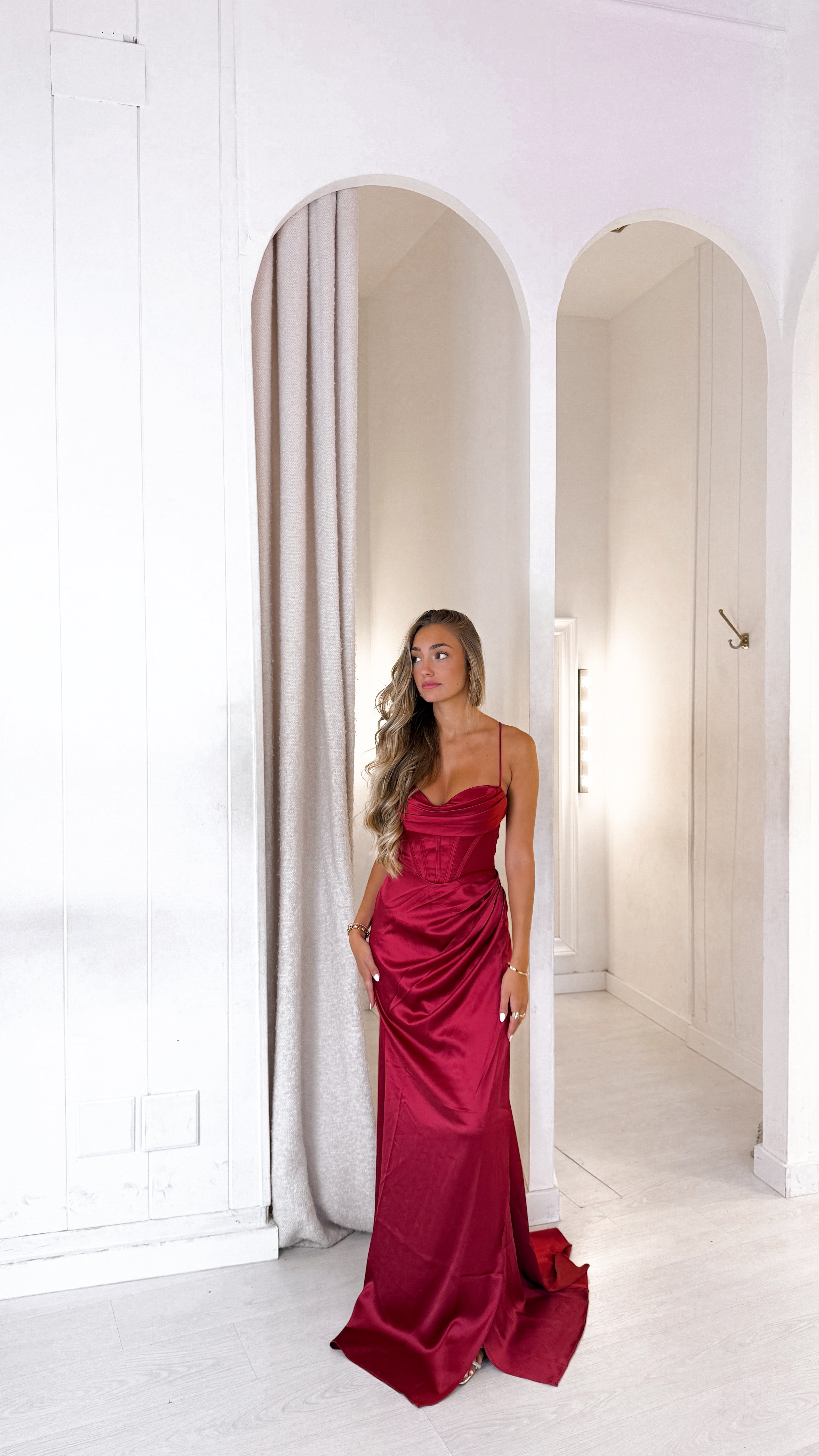 Gabriela dress - burdeos
