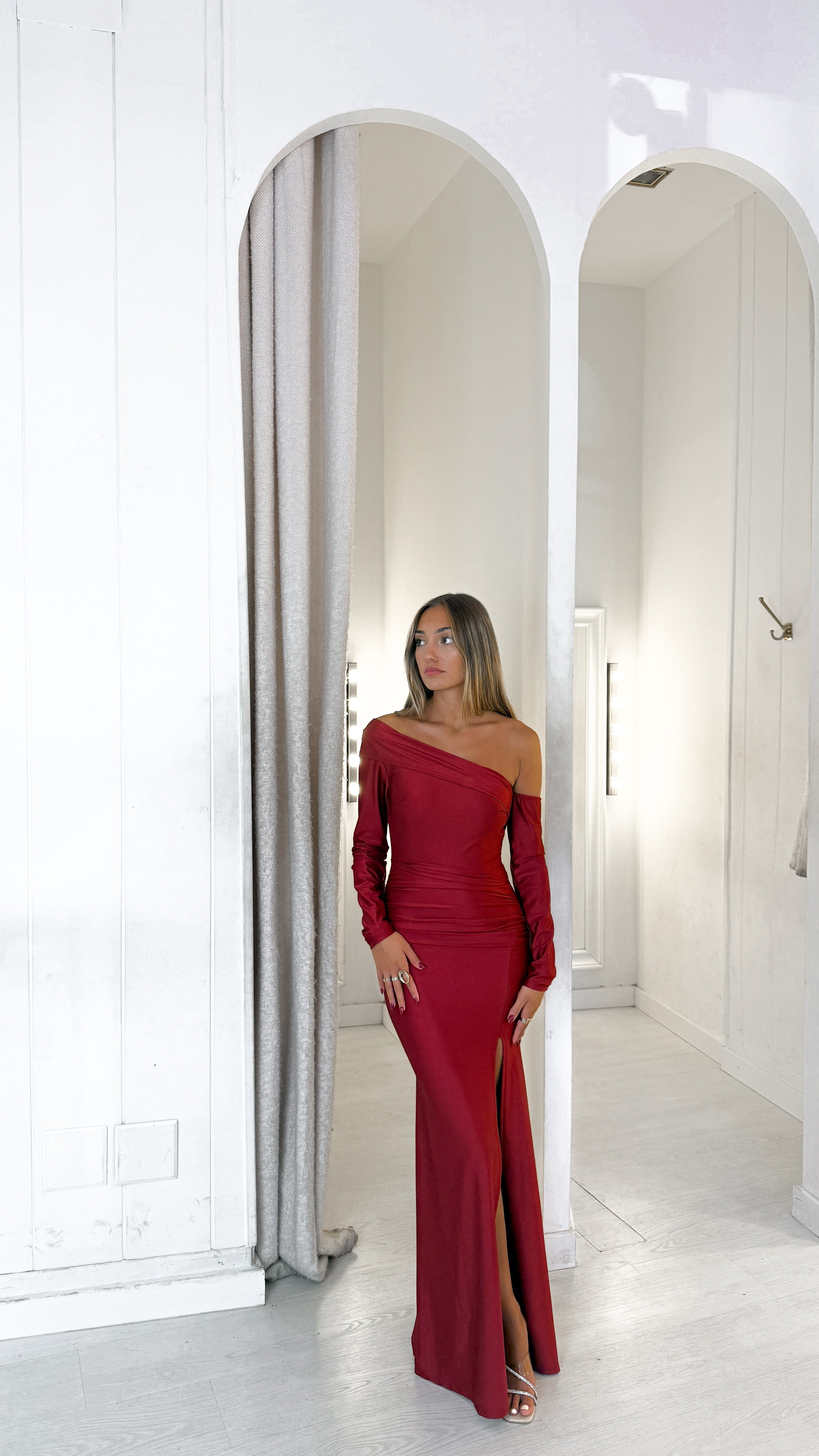 Brisa dress - burdeos
