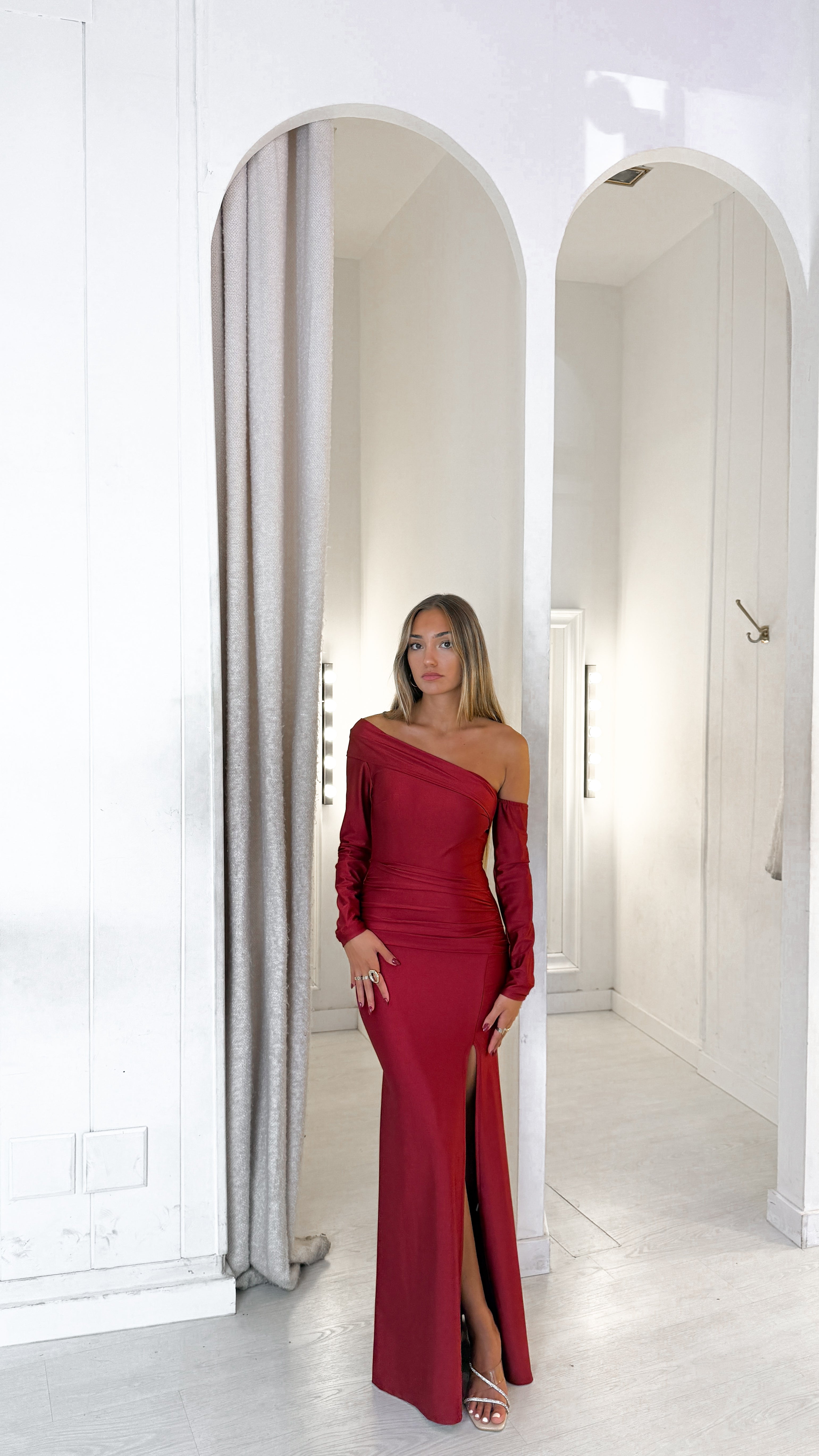Brisa dress - burdeos