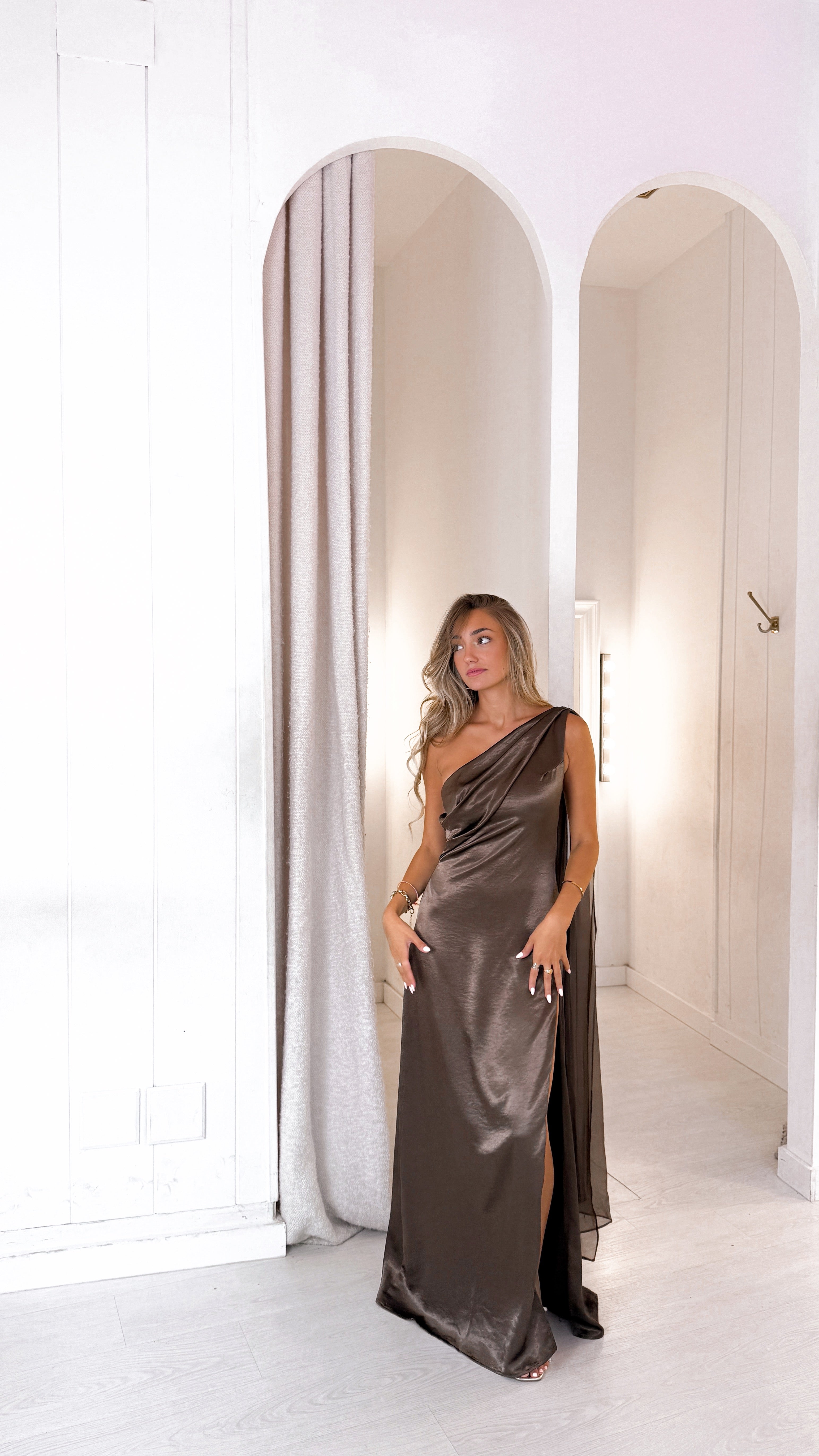 Hazel dress - marrón