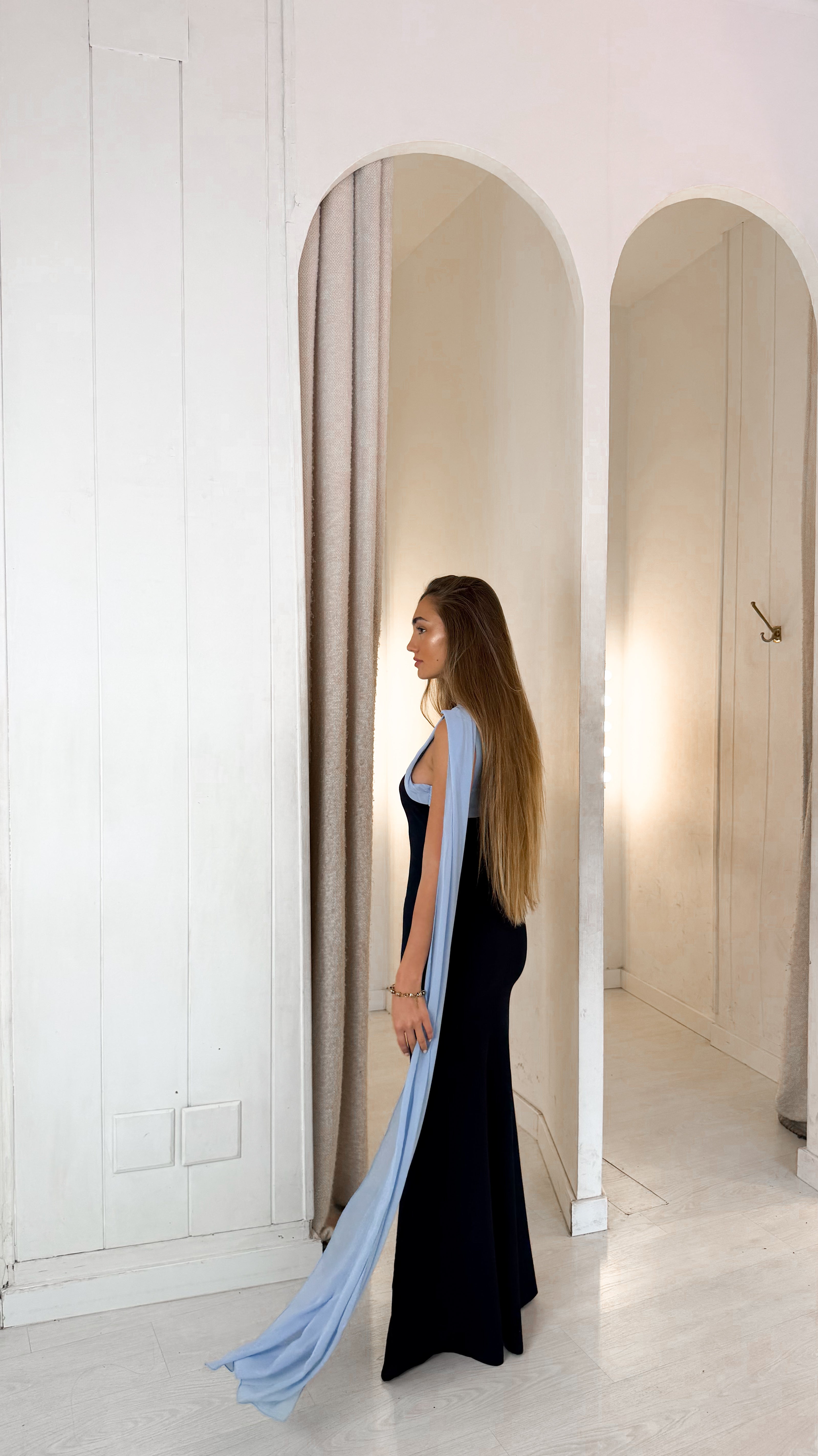 Daphne dress - azul marino