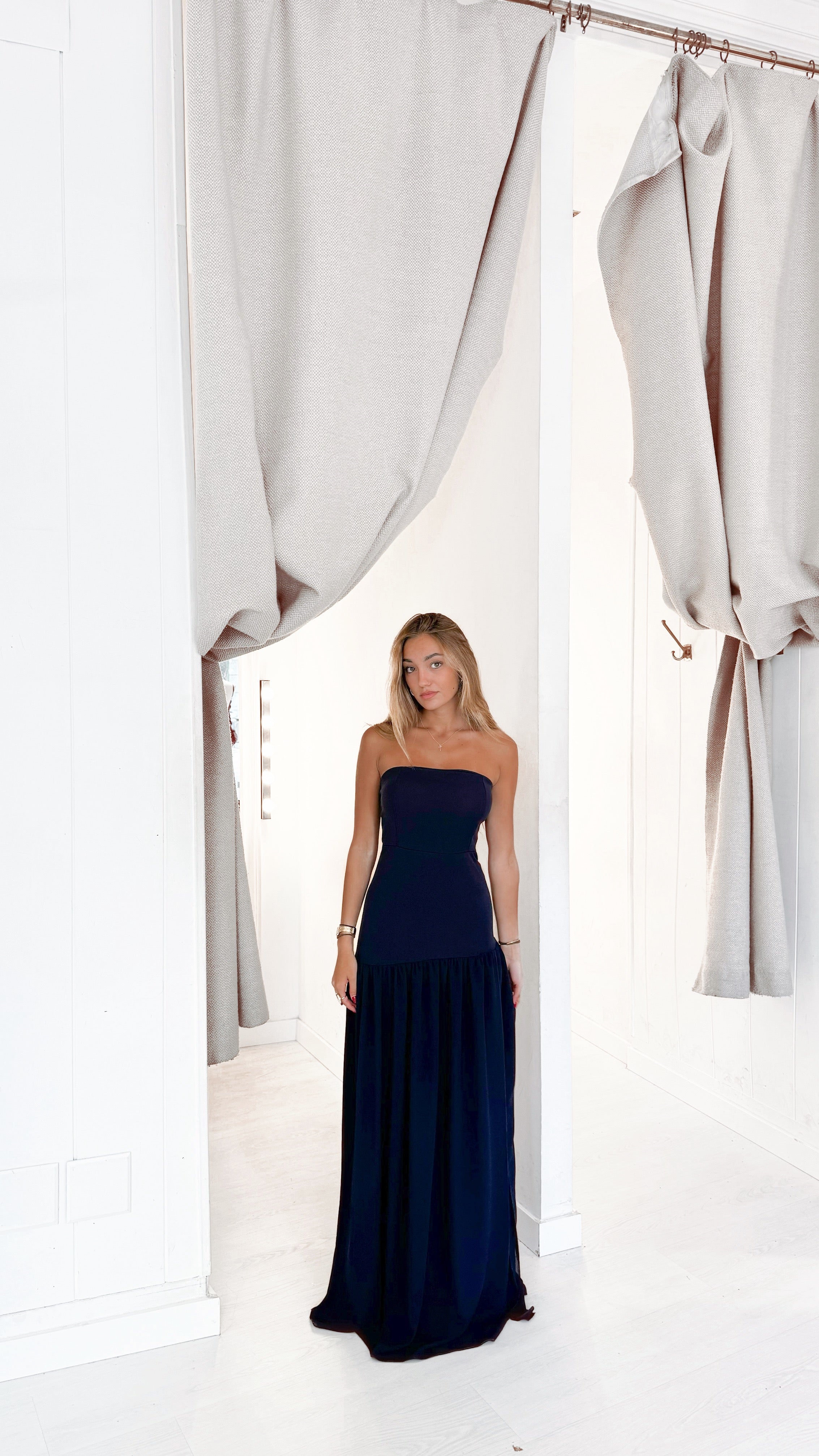 Chic dress - azul marino