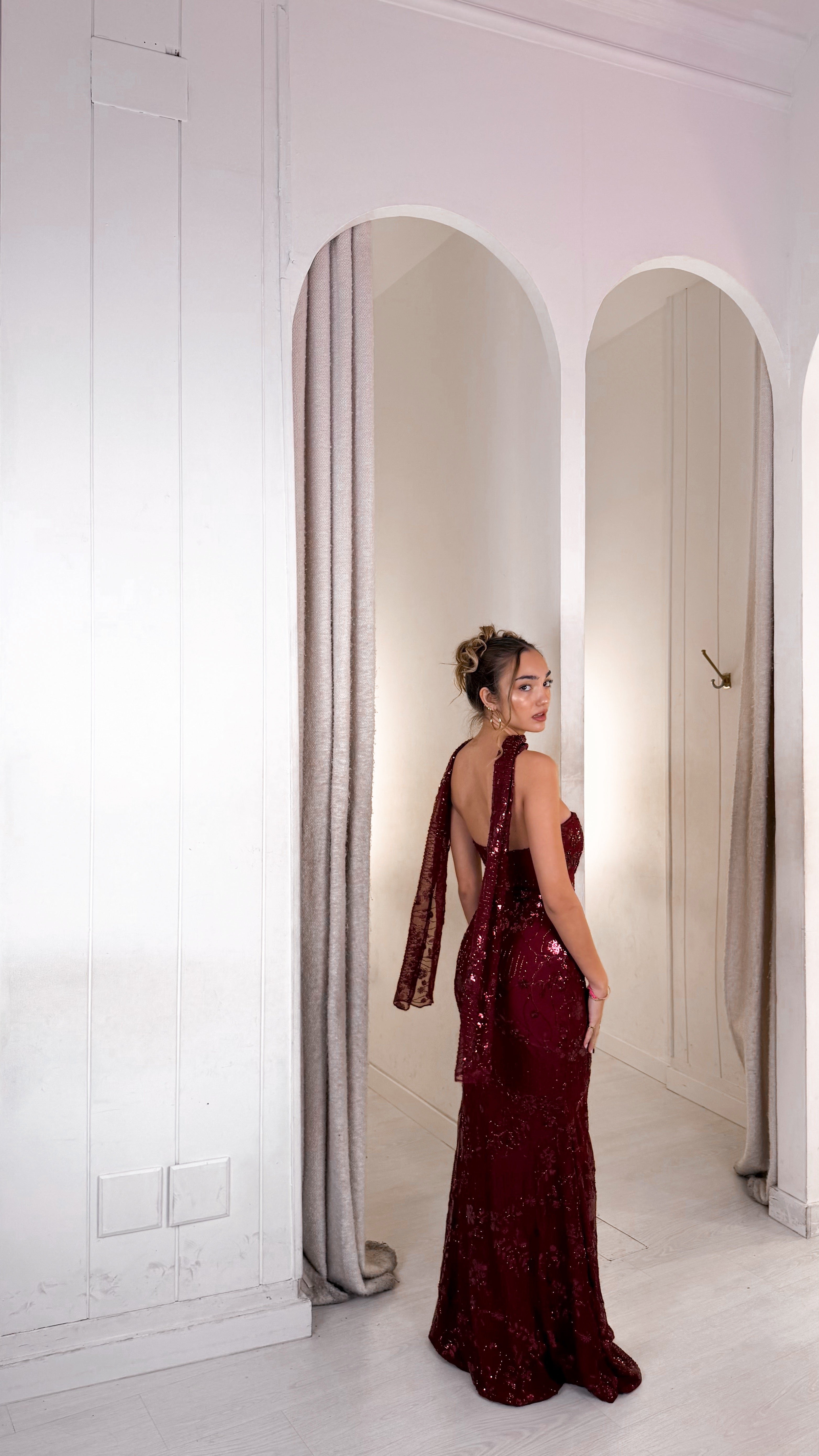 Elite dress - burdeos