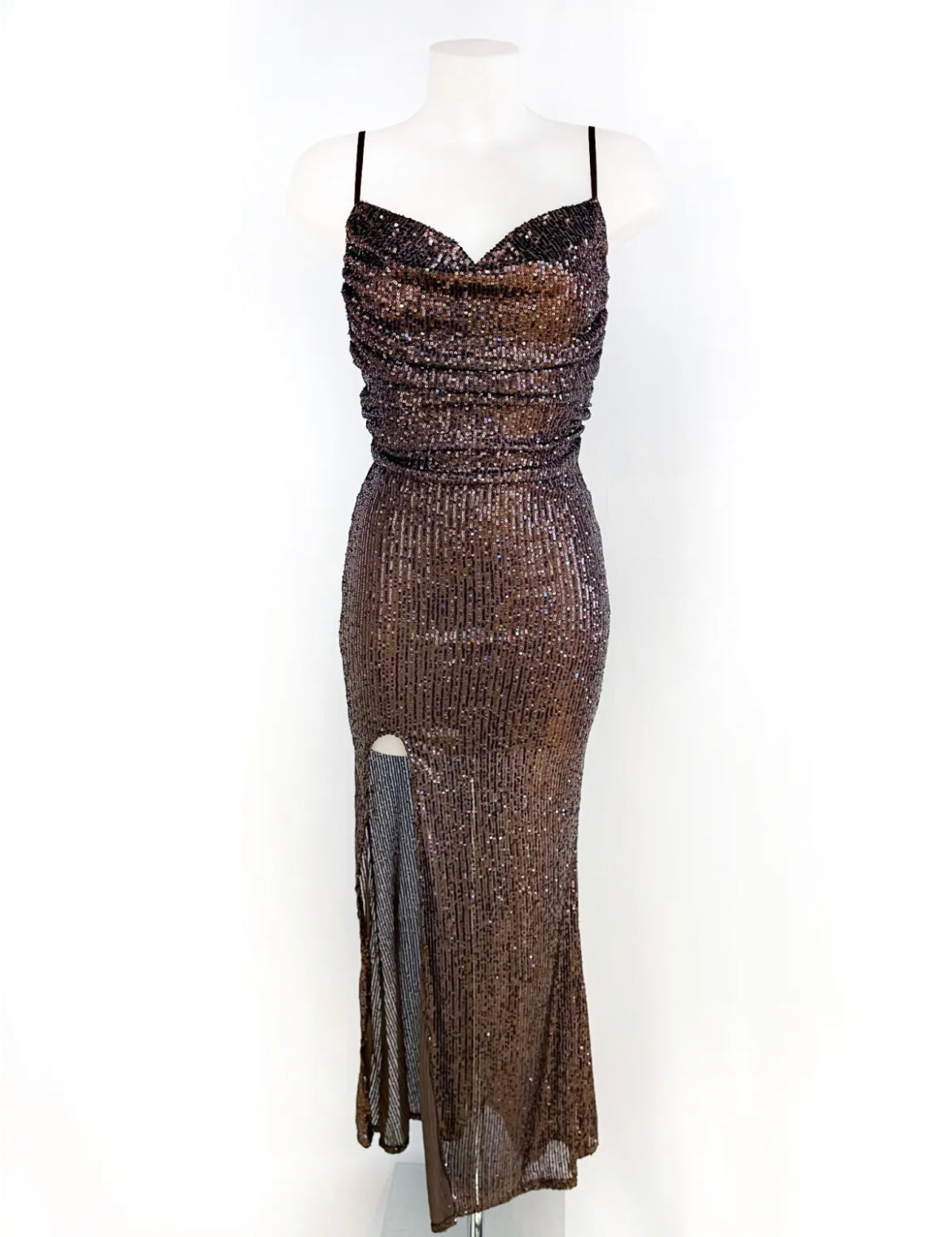 Brownie brillo dress - marrón