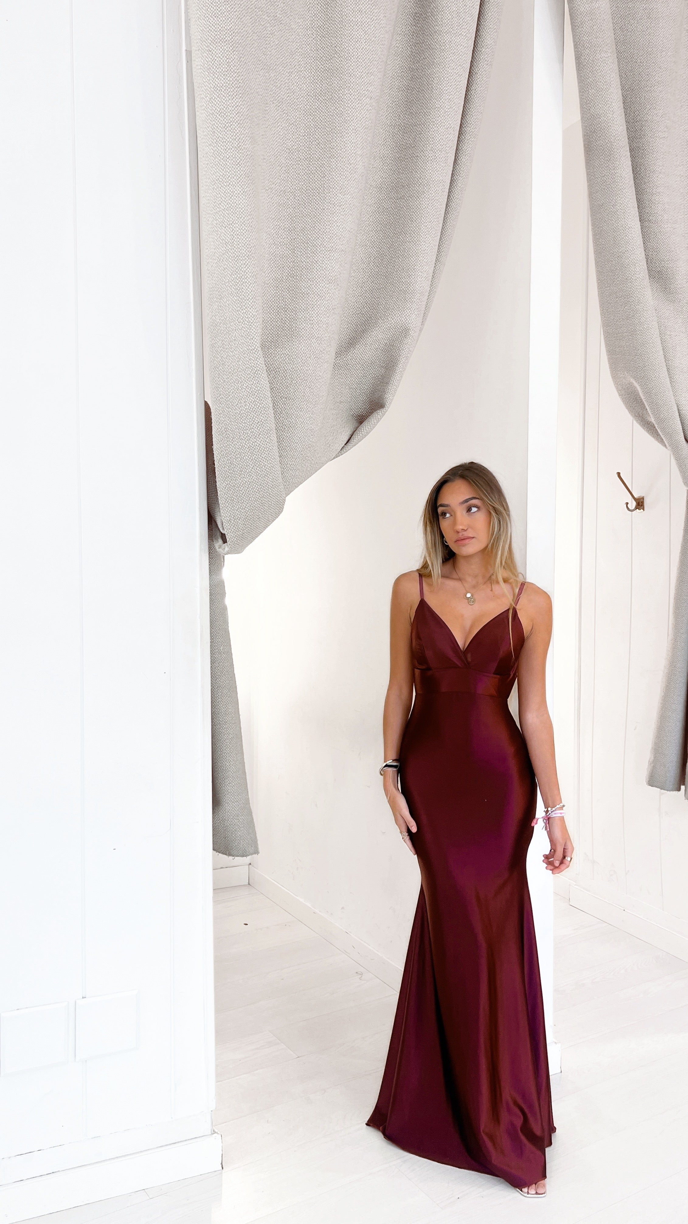 Berry dress - burdeos