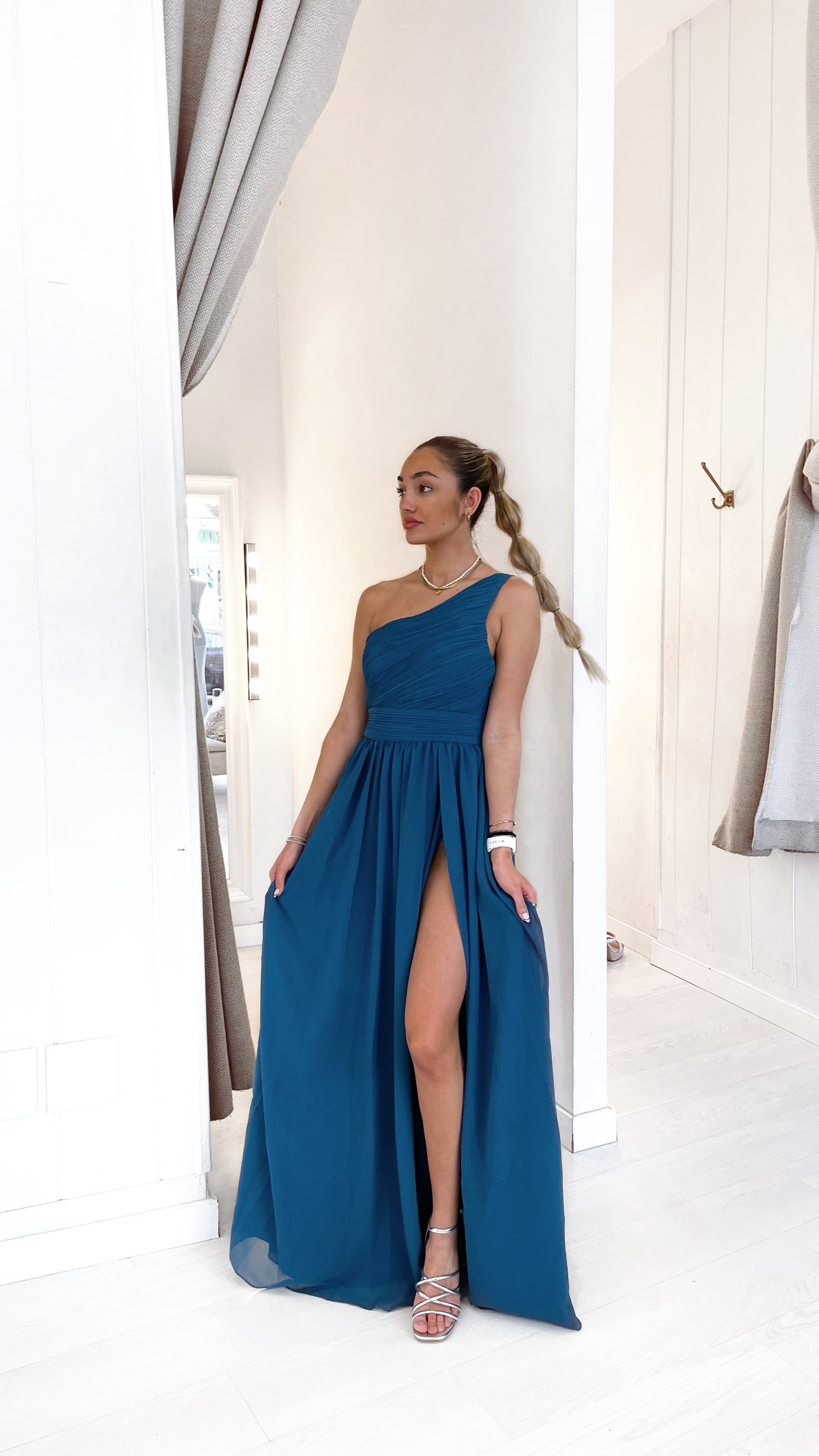 Atenea dress - petróleo