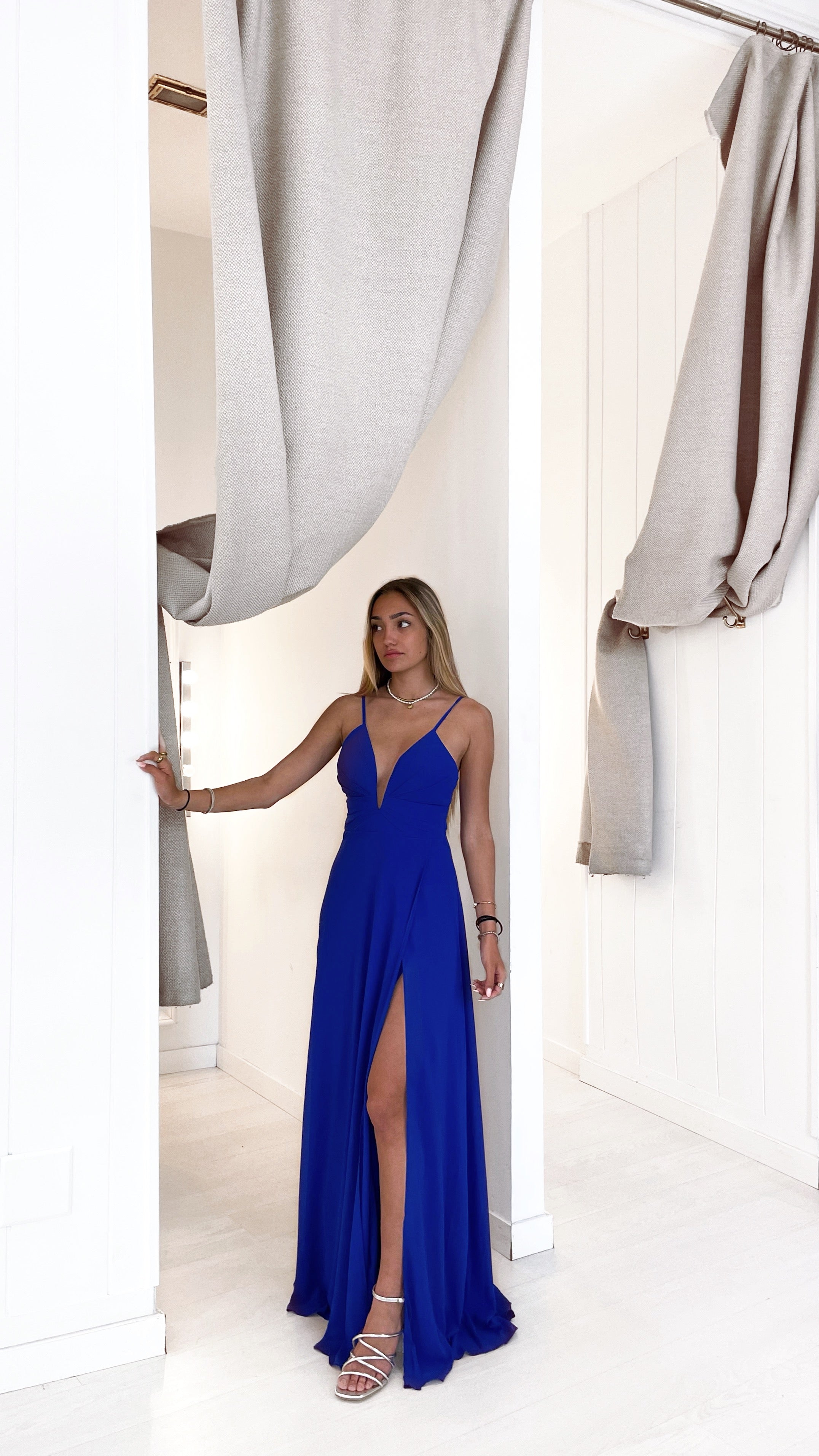 Venecia dress (azul eléctrico)