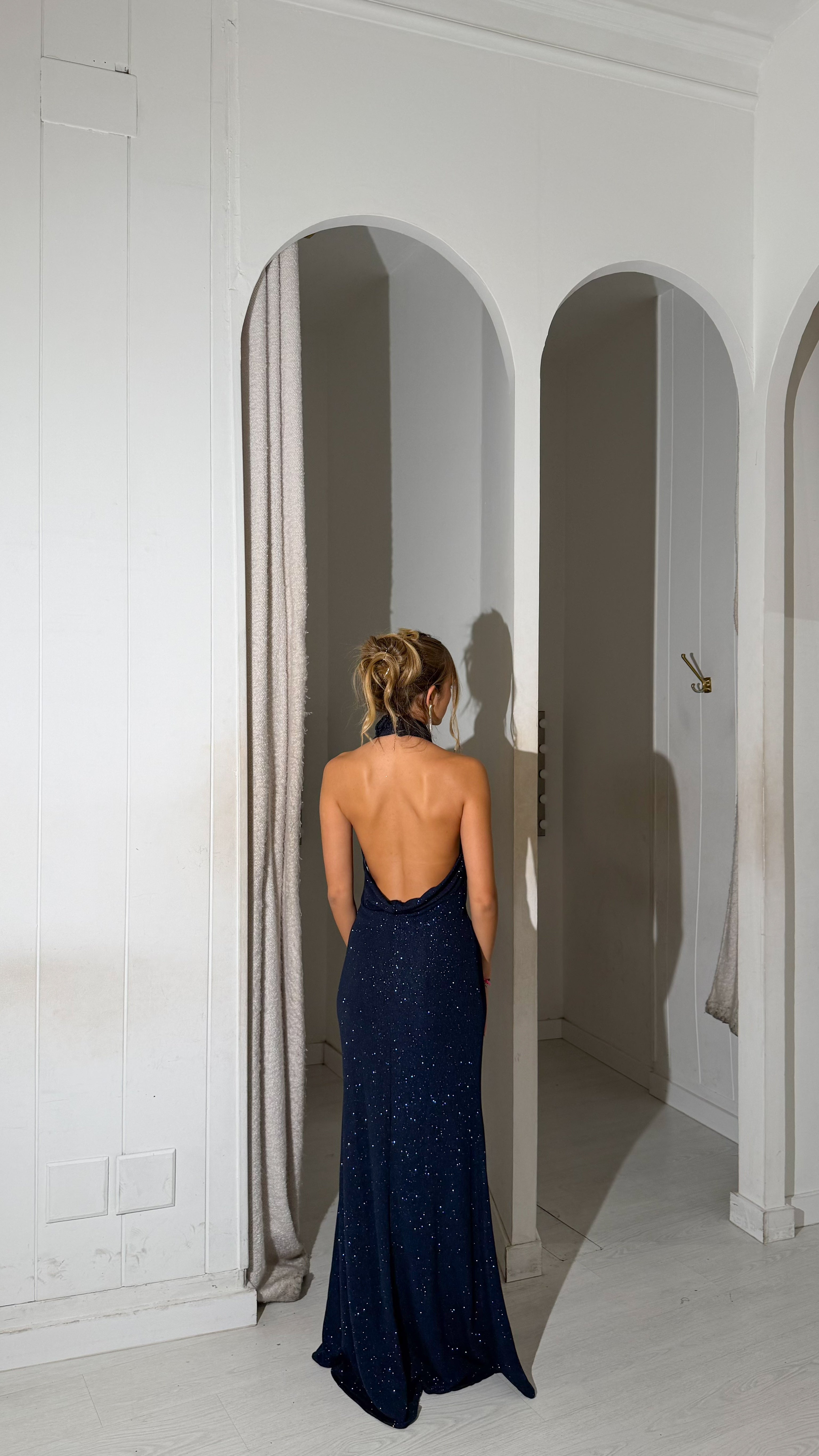 Starlite dress - azul marino