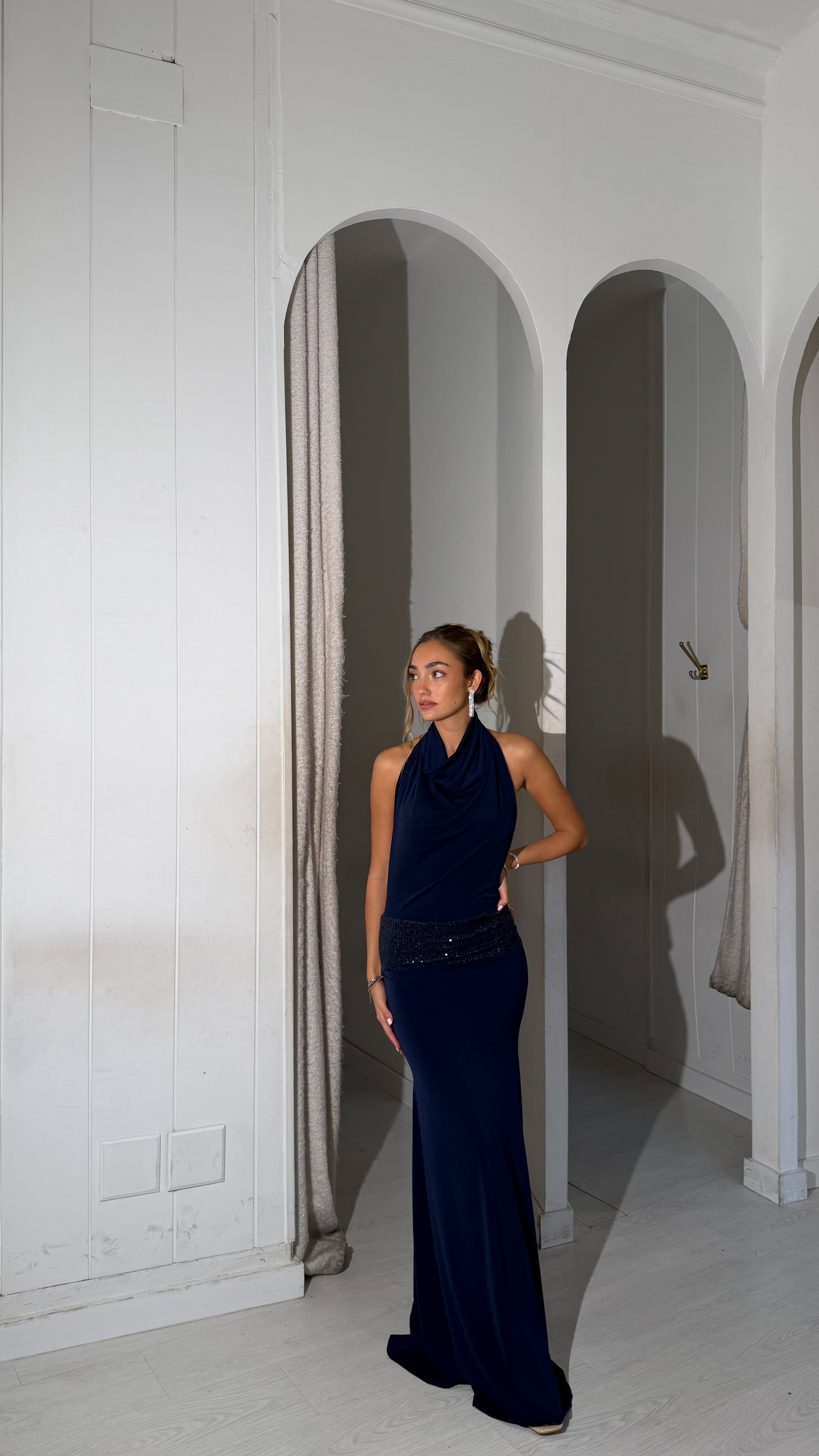 Frozen dress - azul marino