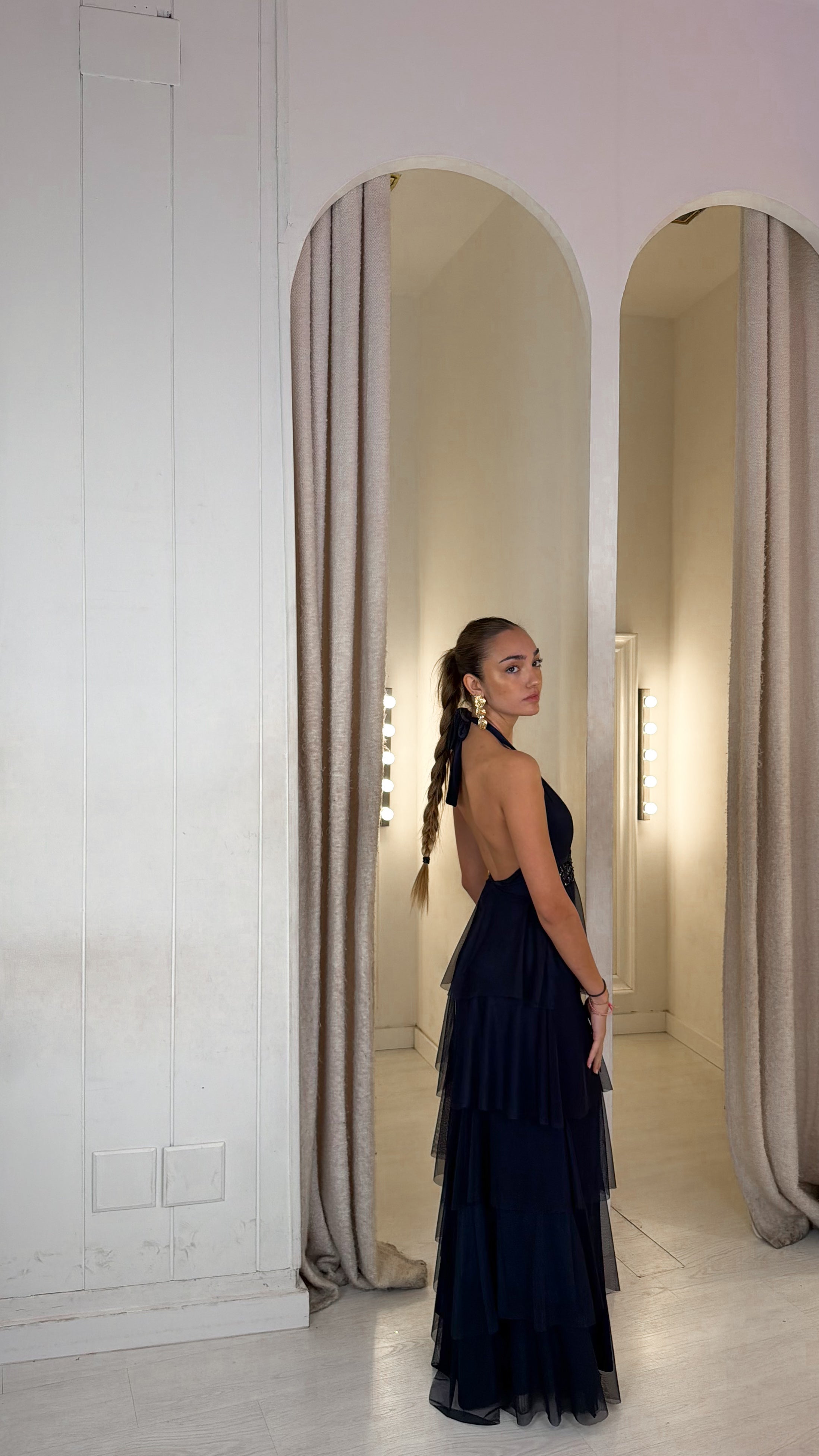 Golden coast dress - azul marino