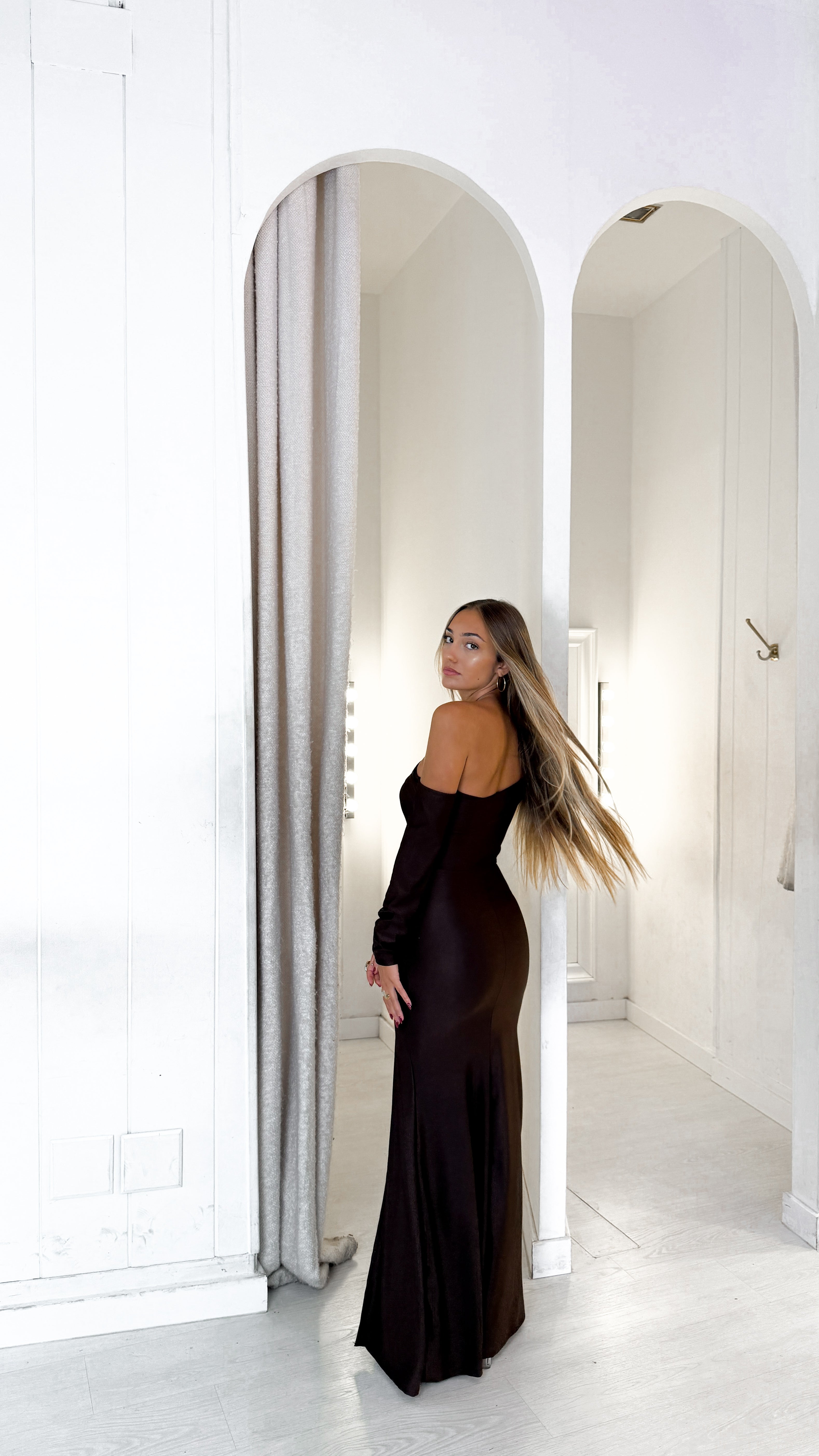 Brisa dress - marrón chocolate