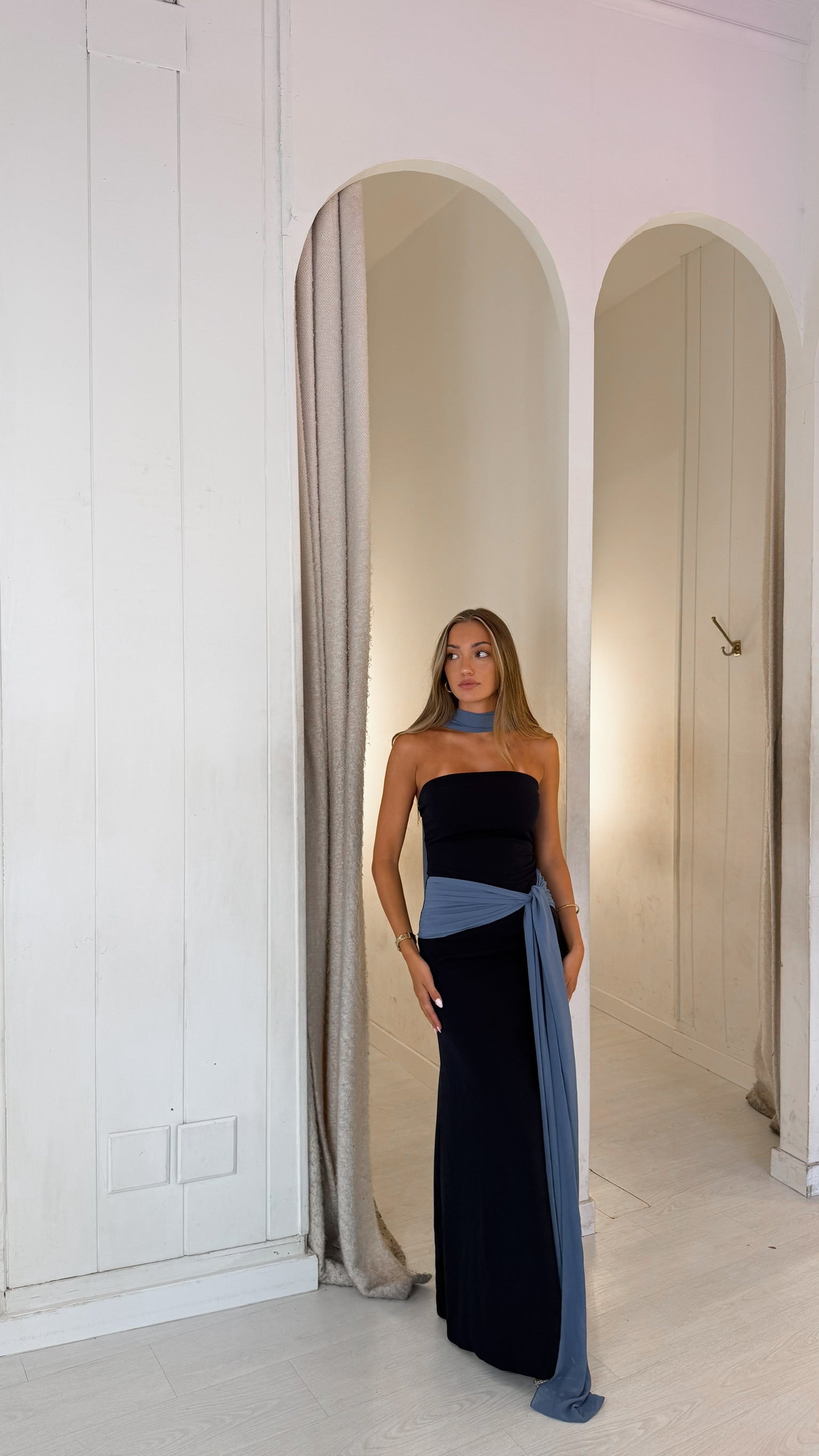 Mocha dress - azul marino