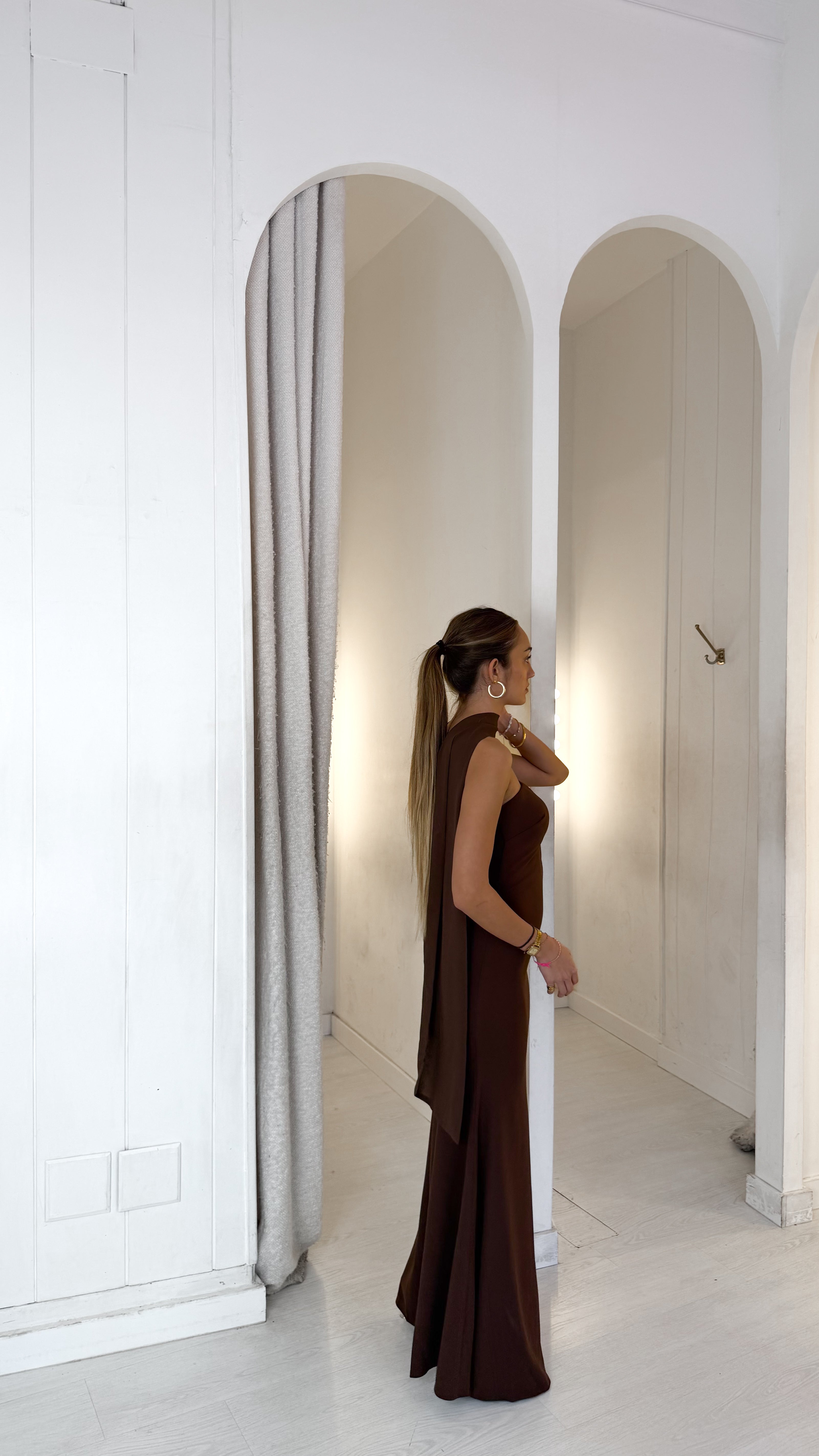 Dalia dress - marrón