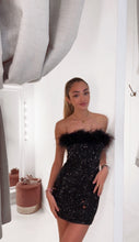 Load image into Gallery viewer, Black angel dress