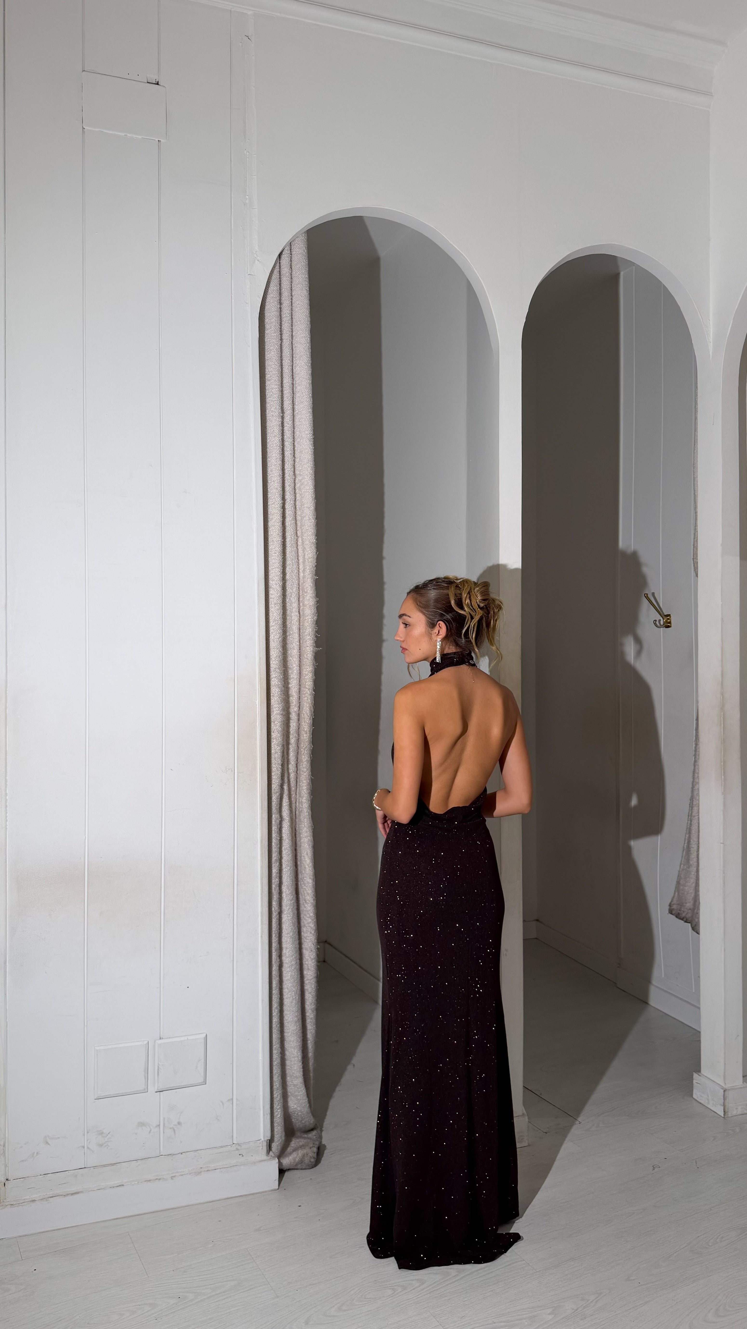 Starlite dress - marrón