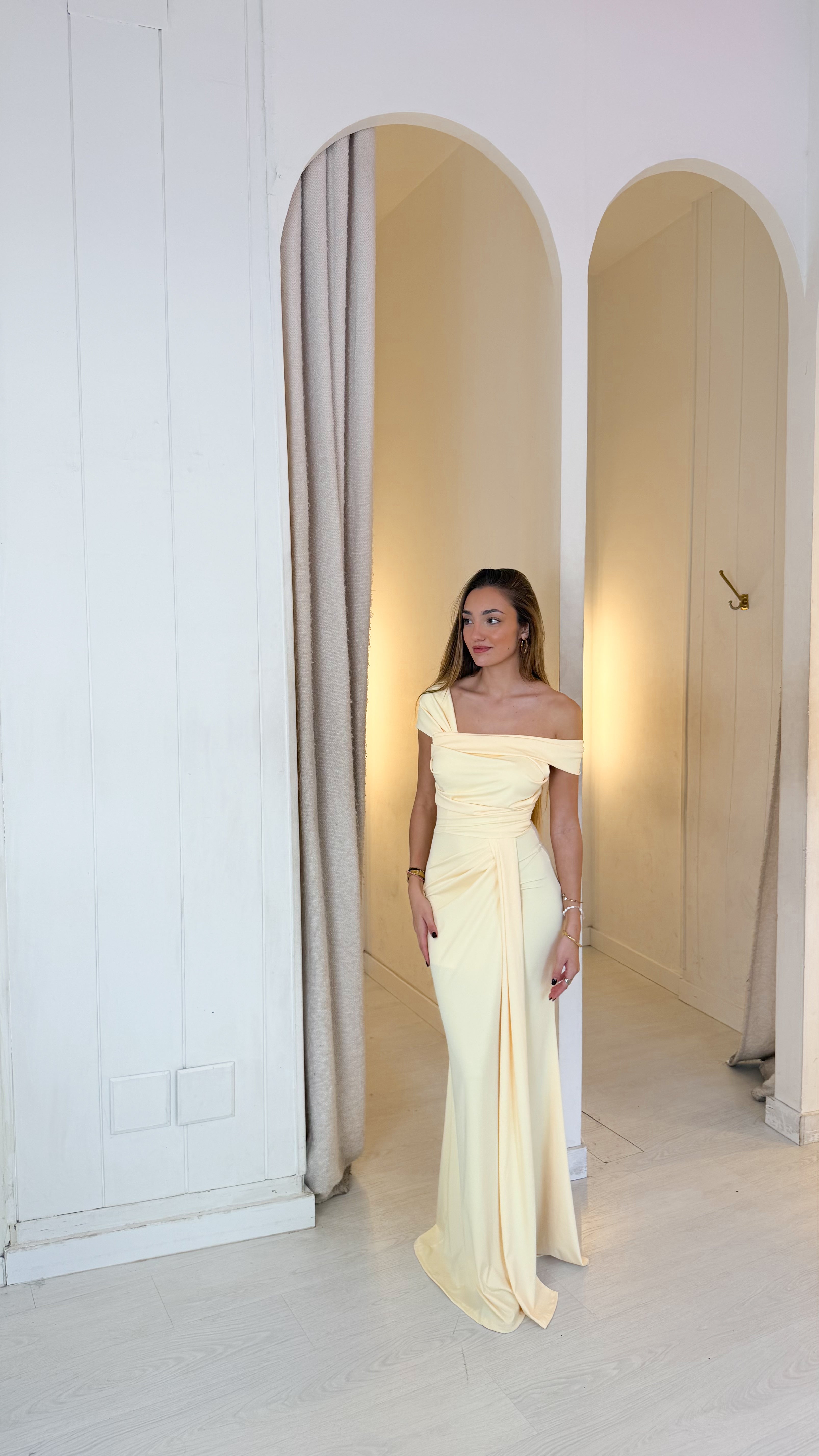 Belle dress - mantequilla