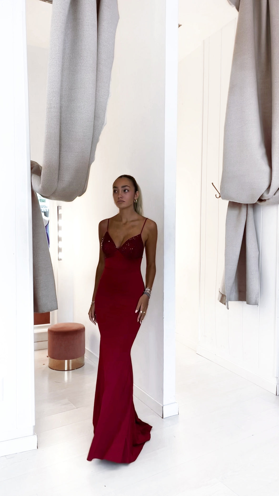 Charlotte dress (burdeos)