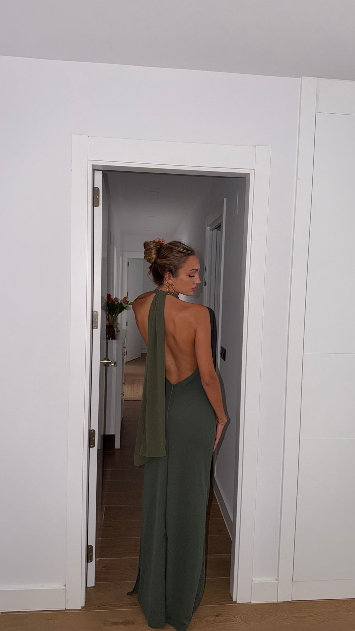 Latte dress - oliva