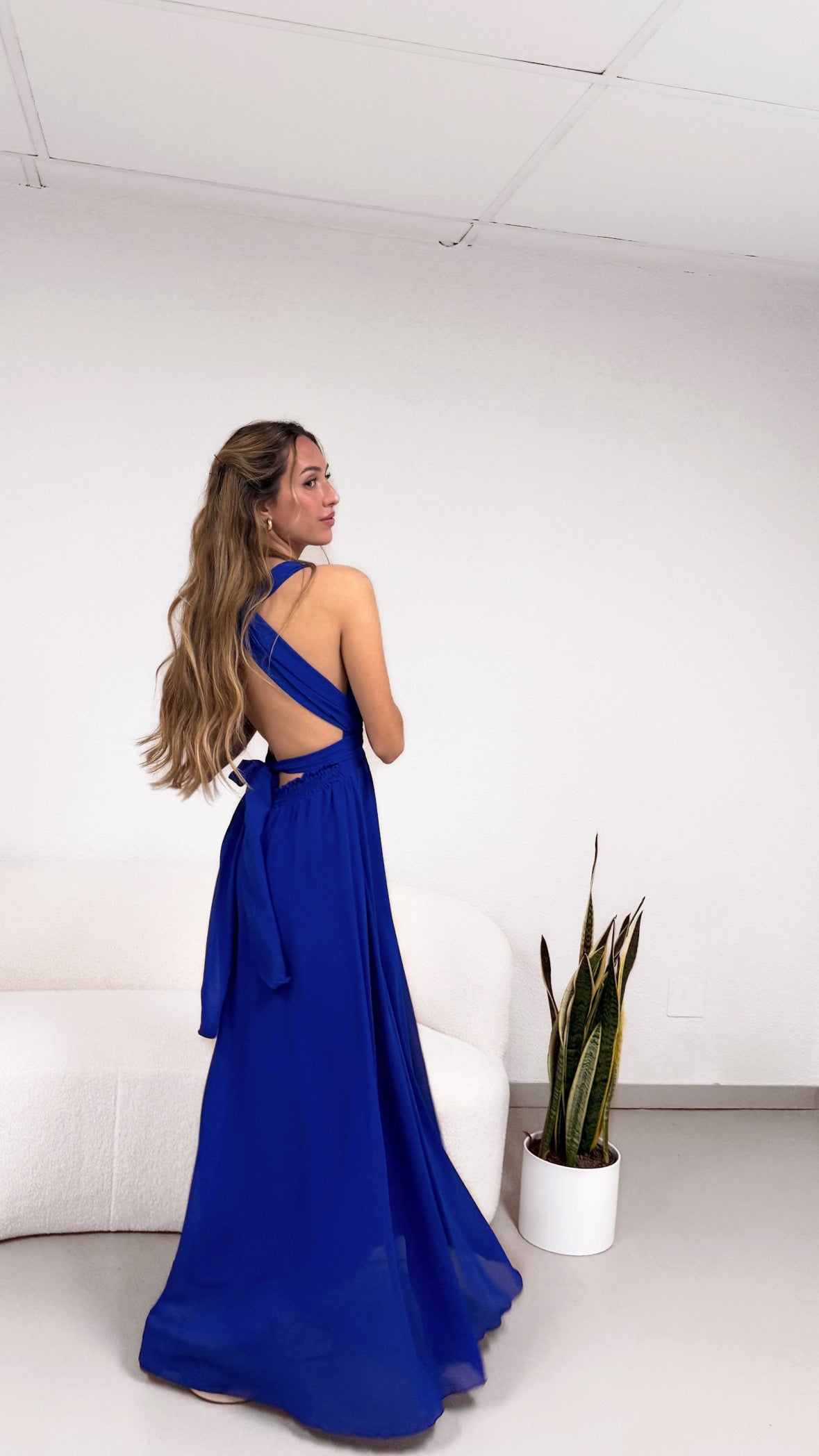 Multiway dress - azul eléctrico