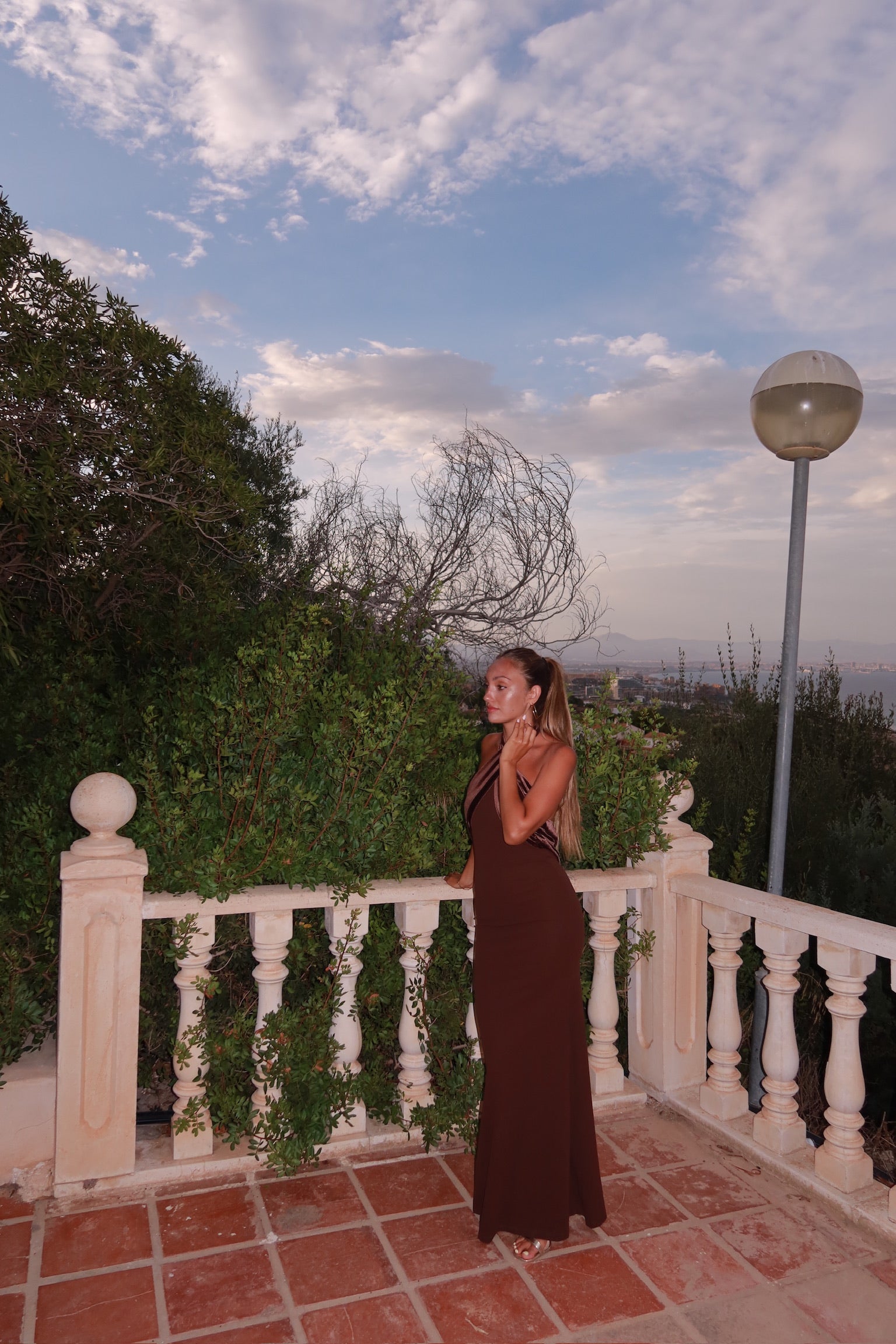 Truffle dress - marrón