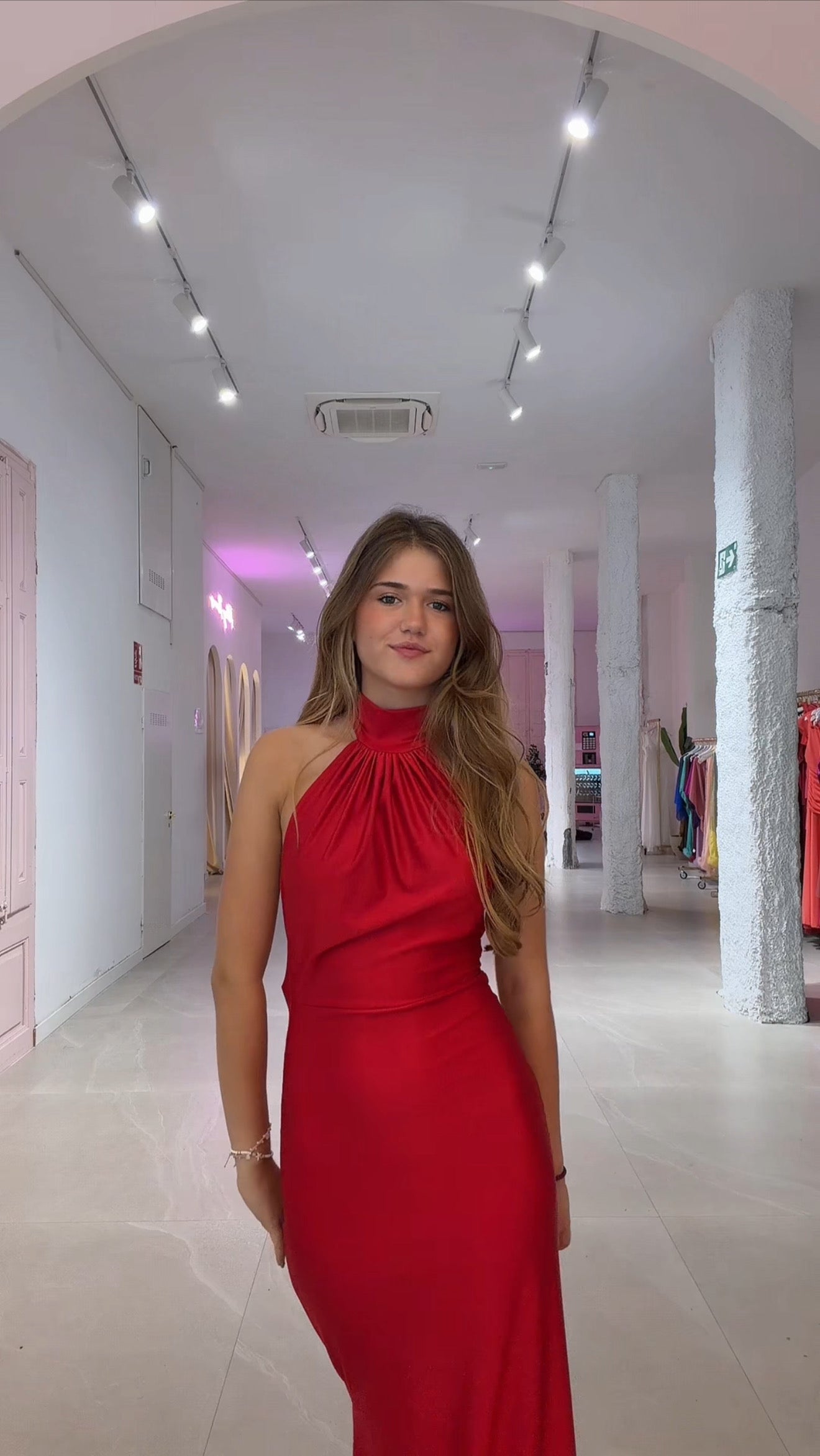 Claire dress - rojo