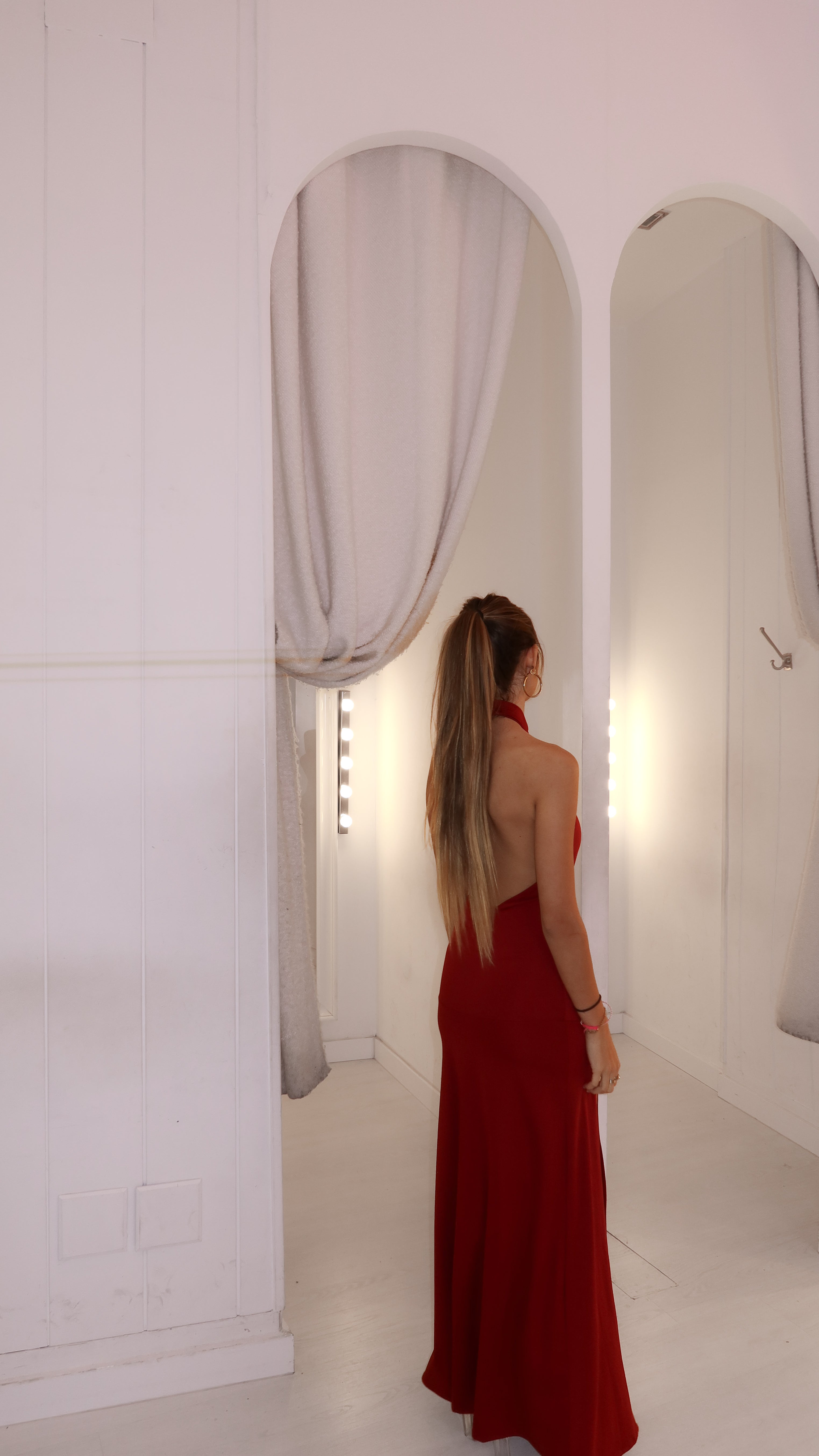 Paradise dress - burdeos