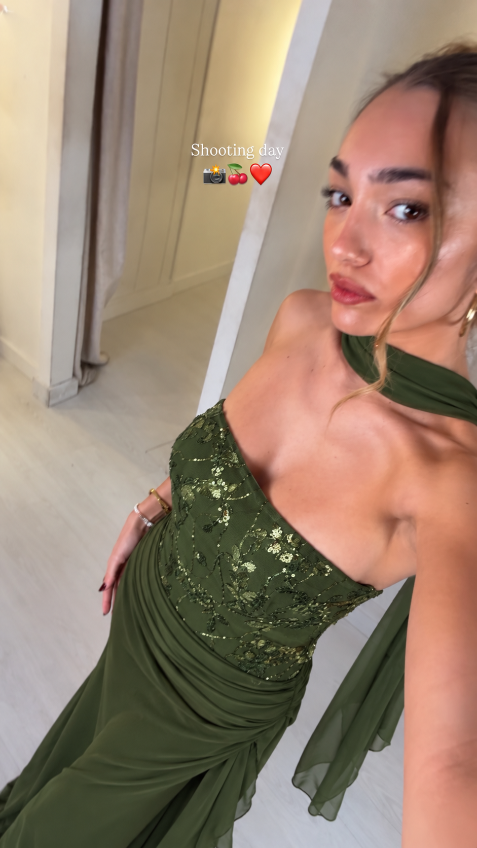 Emerald dress