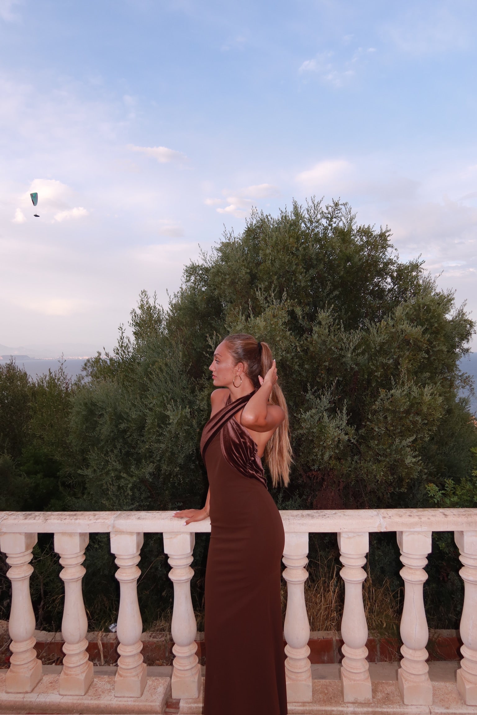 Truffle dress - marrón