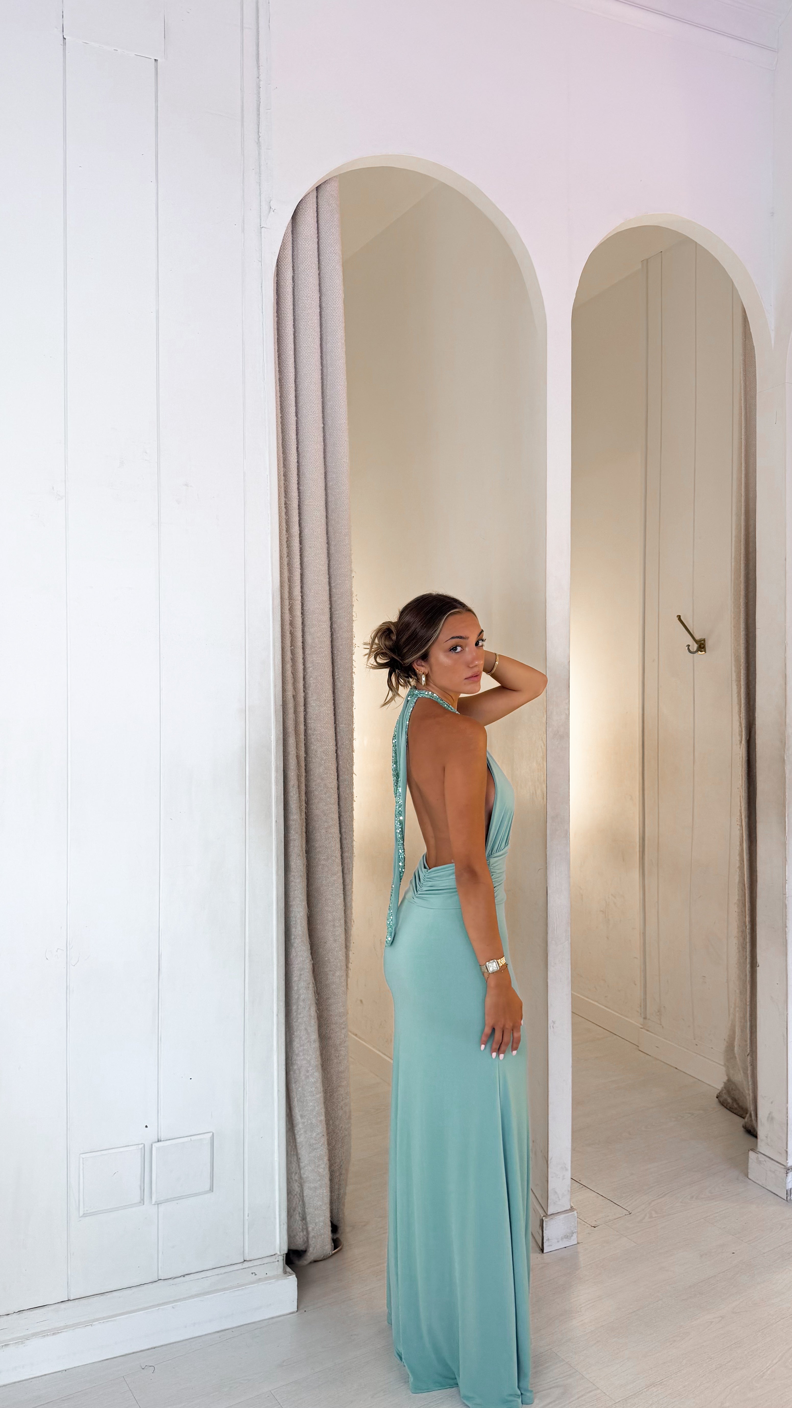 Iris dress - aguamarina