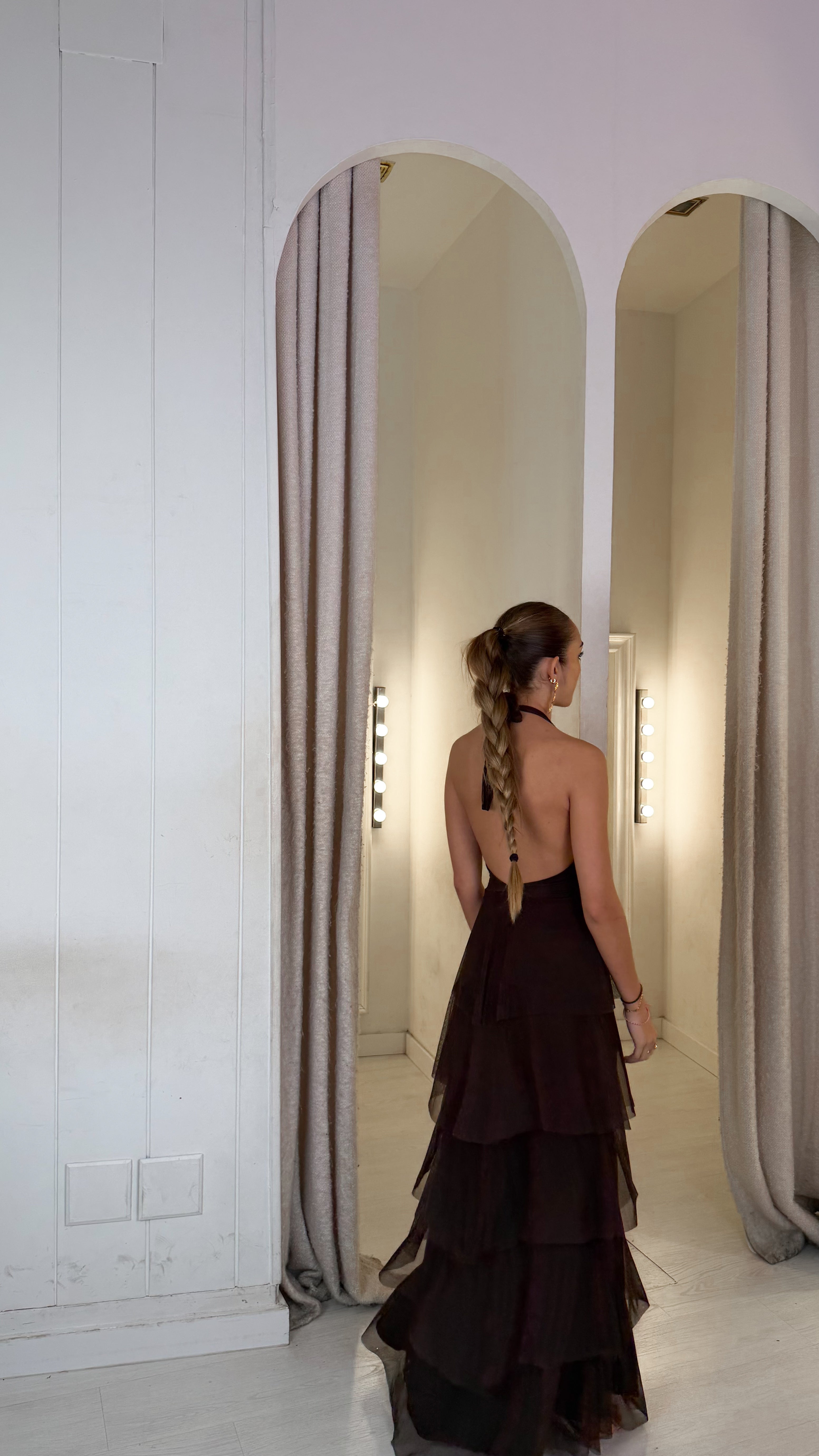 Golden coast dress - chocolate